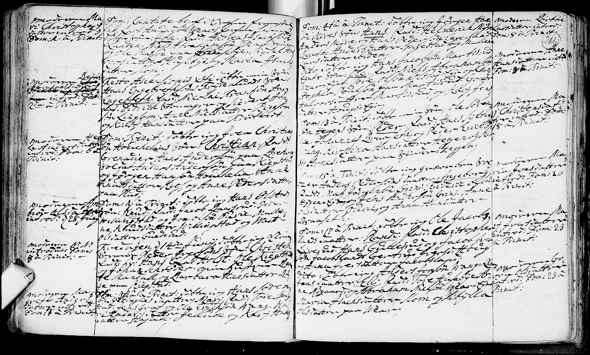 Røyken kirkebøker, AV/SAKO-A-241/F/Fa/L0002: Ministerialbok nr. 2, 1731-1782, s. 266