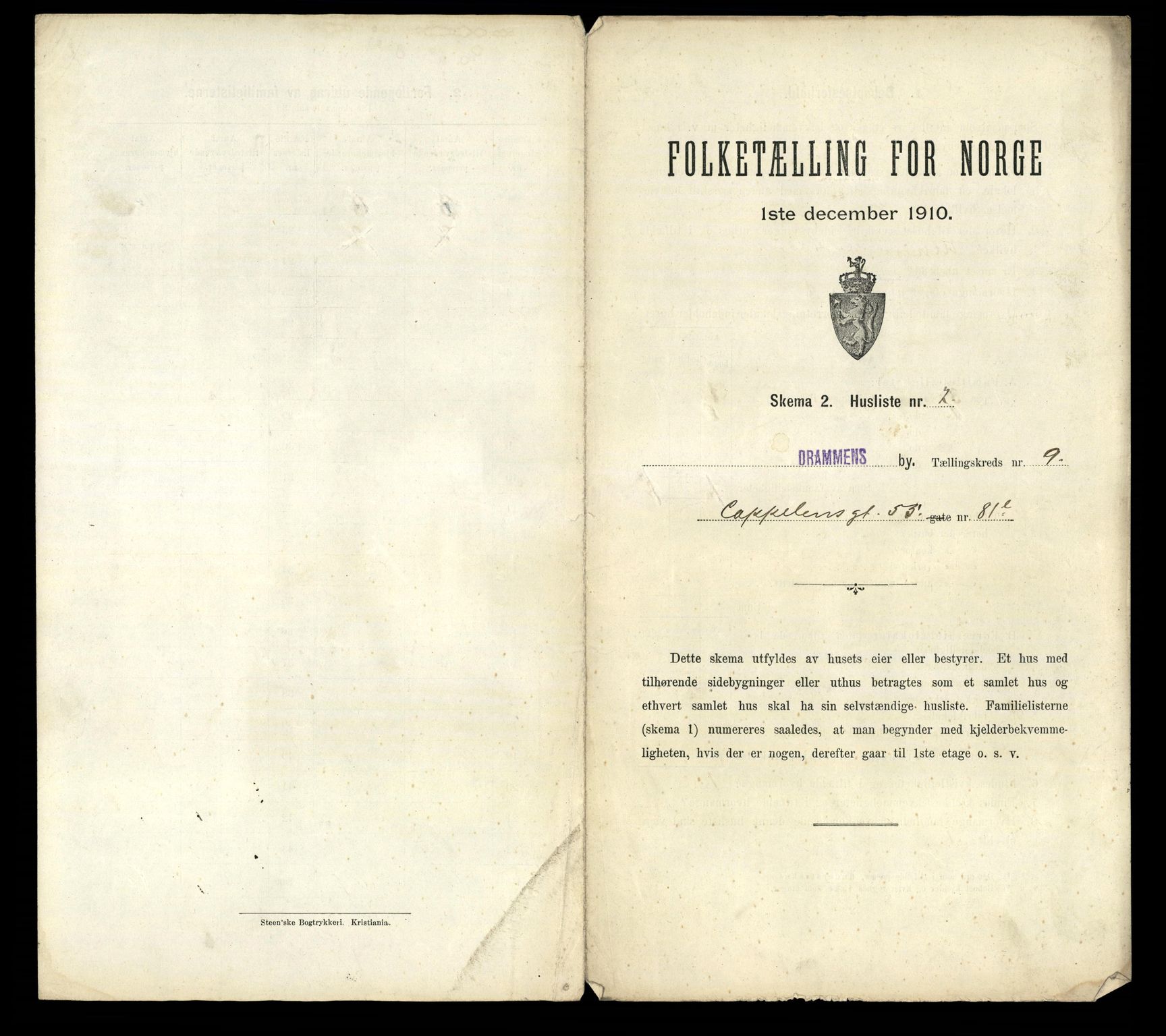 RA, Folketelling 1910 for 0602 Drammen kjøpstad, 1910, s. 6224