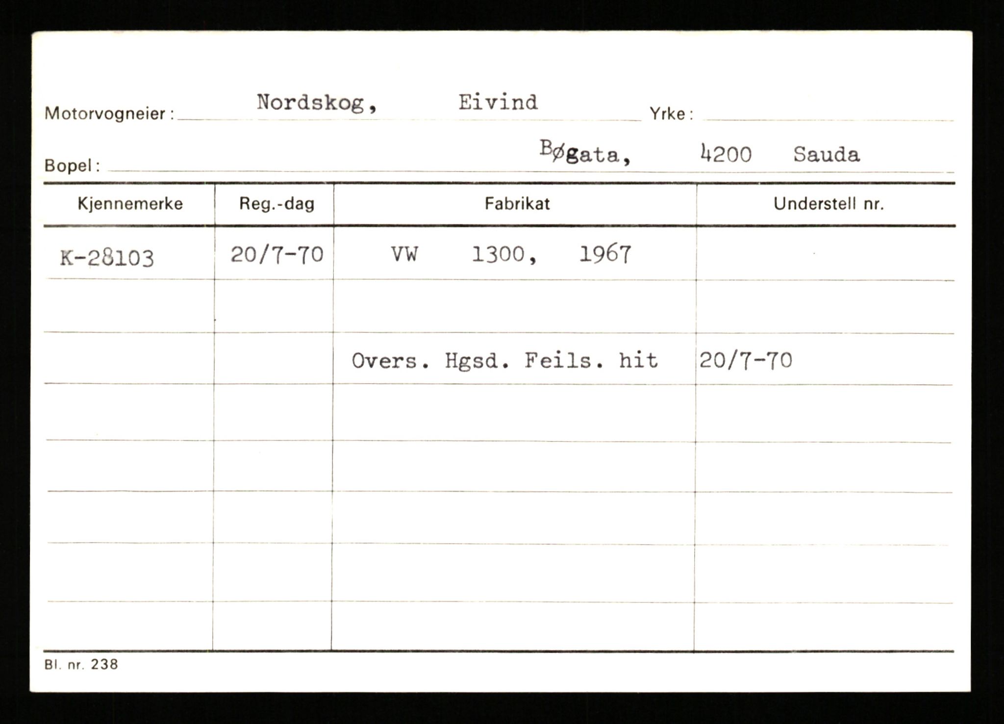 Stavanger trafikkstasjon, AV/SAST-A-101942/0/G/L0005: Registreringsnummer: 23000 - 34245, 1930-1971, s. 1637