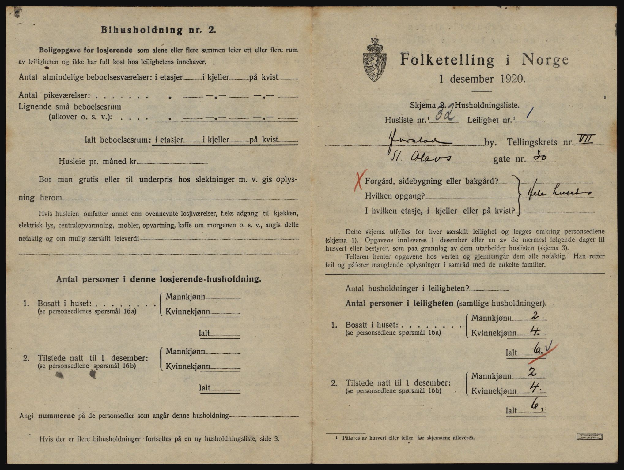 SATØ, Folketelling 1920 for 1901 Harstad ladested, 1920, s. 2097