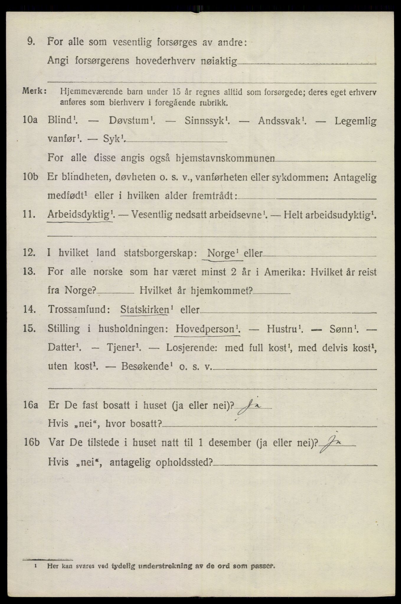 SAKO, Folketelling 1920 for 0621 Sigdal herred, 1920, s. 3985