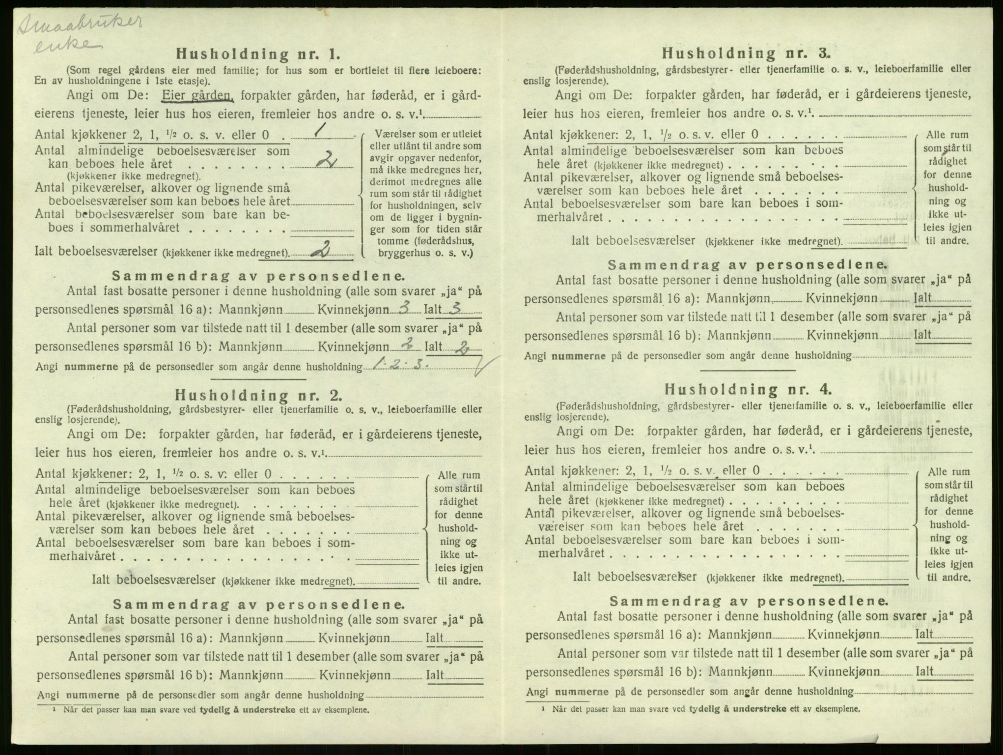 SAKO, Folketelling 1920 for 0719 Andebu herred, 1920, s. 831