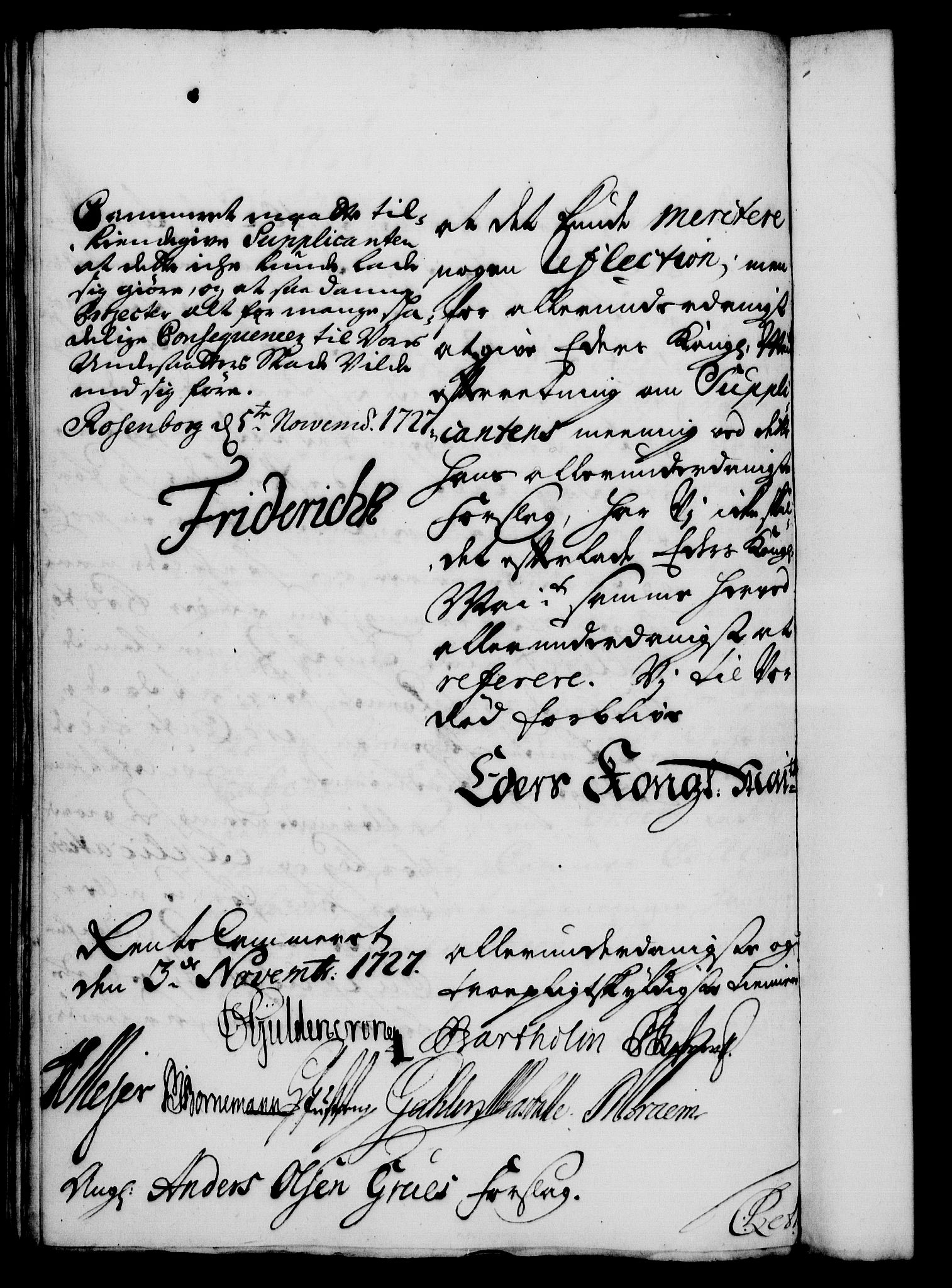 Rentekammeret, Kammerkanselliet, RA/EA-3111/G/Gf/Gfa/L0010: Norsk relasjons- og resolusjonsprotokoll (merket RK 52.10), 1727, s. 981