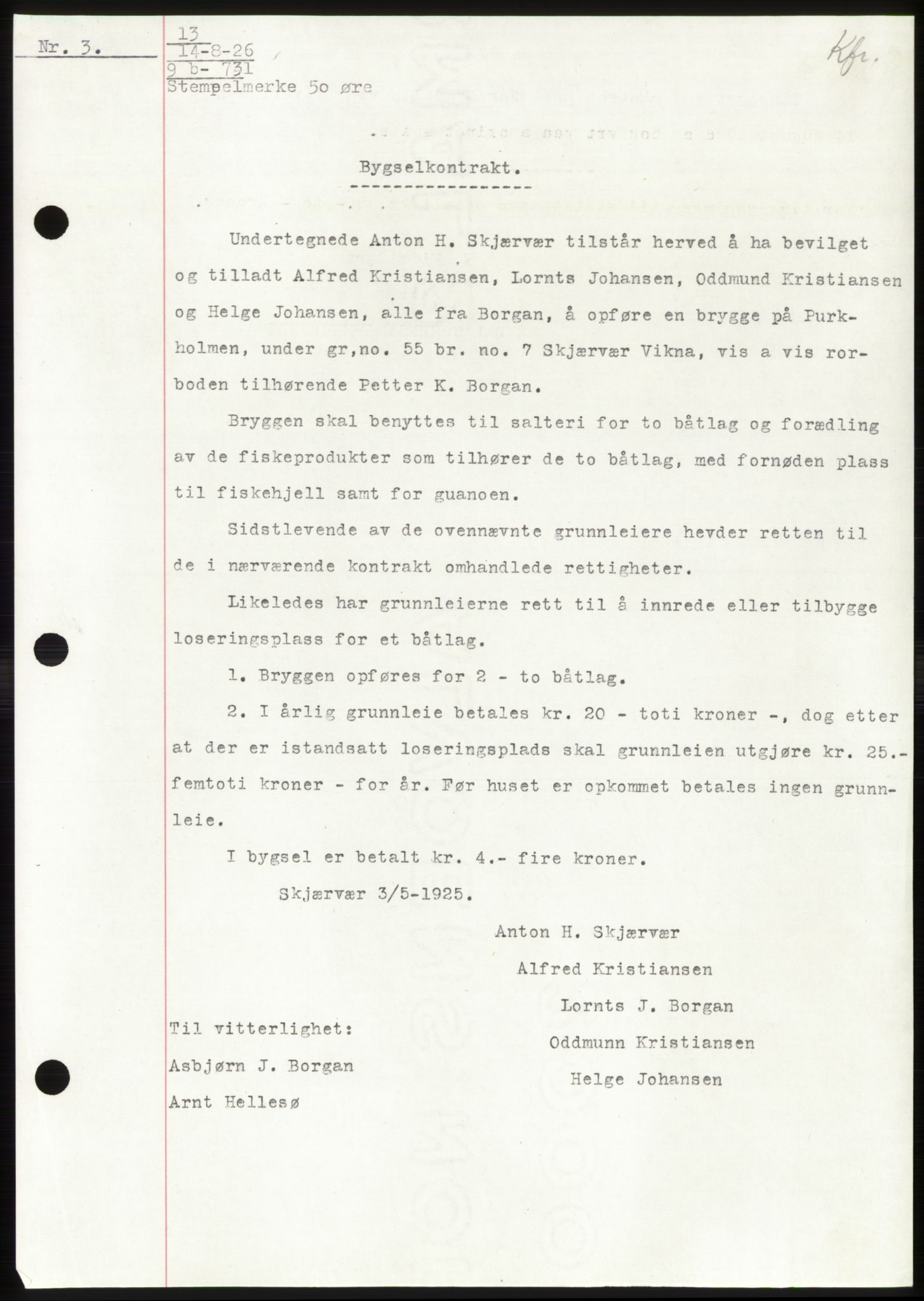 Namdal sorenskriveri, SAT/A-4133/1/2/2C: Pantebok nr. -, 1926-1930, Tingl.dato: 14.08.1926