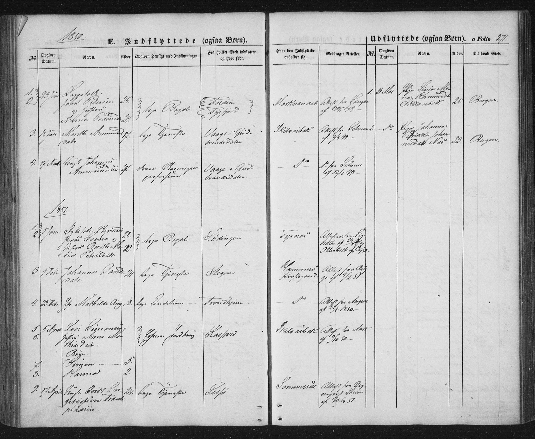 Ministerialprotokoller, klokkerbøker og fødselsregistre - Nordland, AV/SAT-A-1459/859/L0844: Ministerialbok nr. 859A04, 1849-1862, s. 271