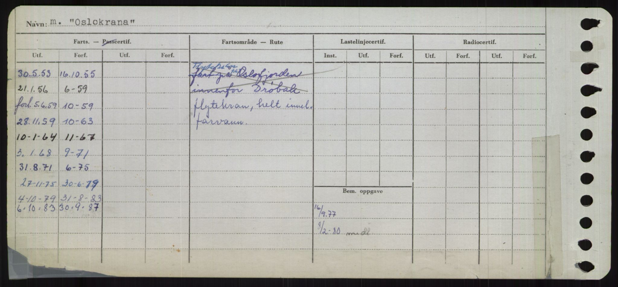 Sjøfartsdirektoratet med forløpere, Skipsmålingen, RA/S-1627/H/Ha/L0004/0002: Fartøy, Mas-R / Fartøy, Odin-R, s. 176