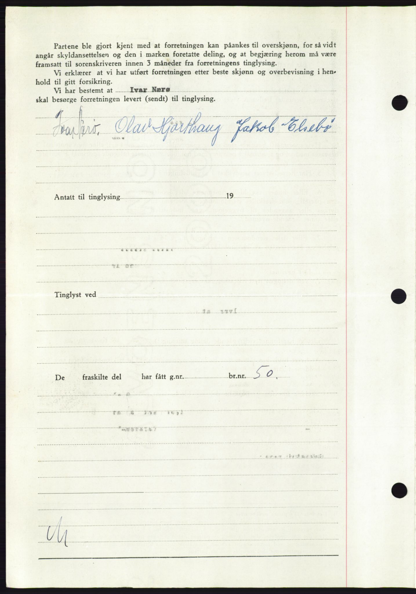 Søre Sunnmøre sorenskriveri, AV/SAT-A-4122/1/2/2C/L0110: Pantebok nr. 36A, 1958-1958, Dagboknr: 1477/1958