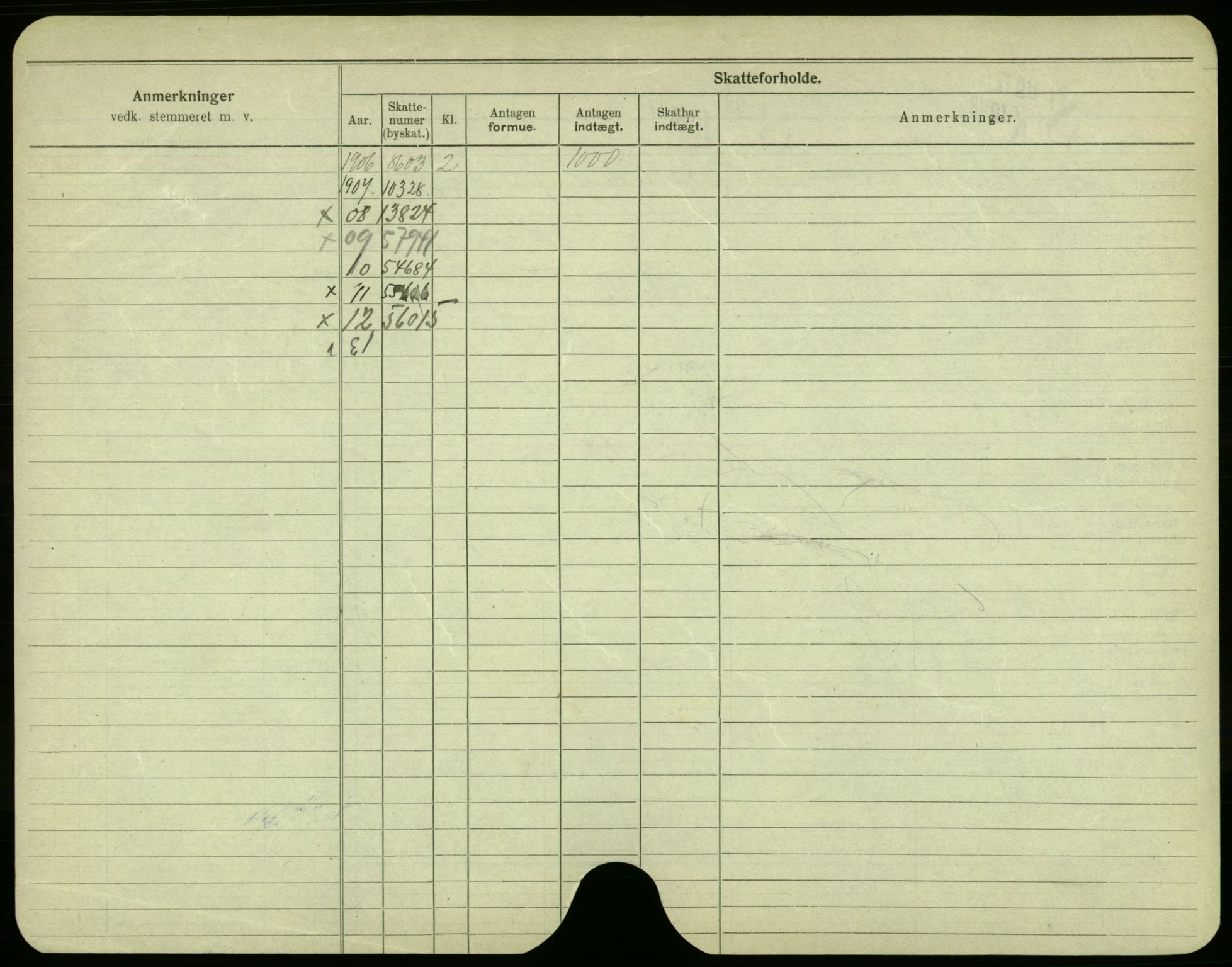 Oslo folkeregister, Registerkort, SAO/A-11715/F/Fa/Fac/L0005: Menn, 1906-1914, s. 350b