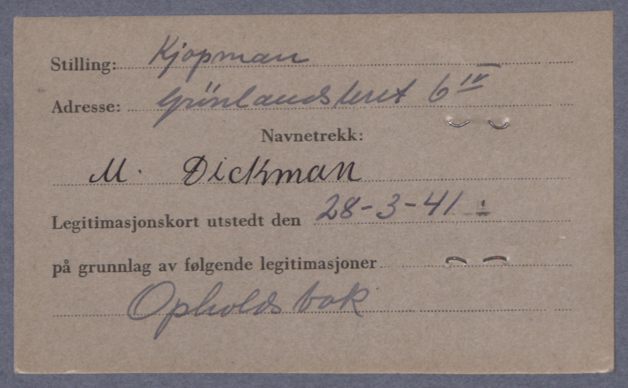 Sosialdepartementet, Våre Falne, RA/S-1708/E/Ee/L0021A: Fotografier av jøder på legitimasjonskort (1941-42), 1941-1942, s. 76