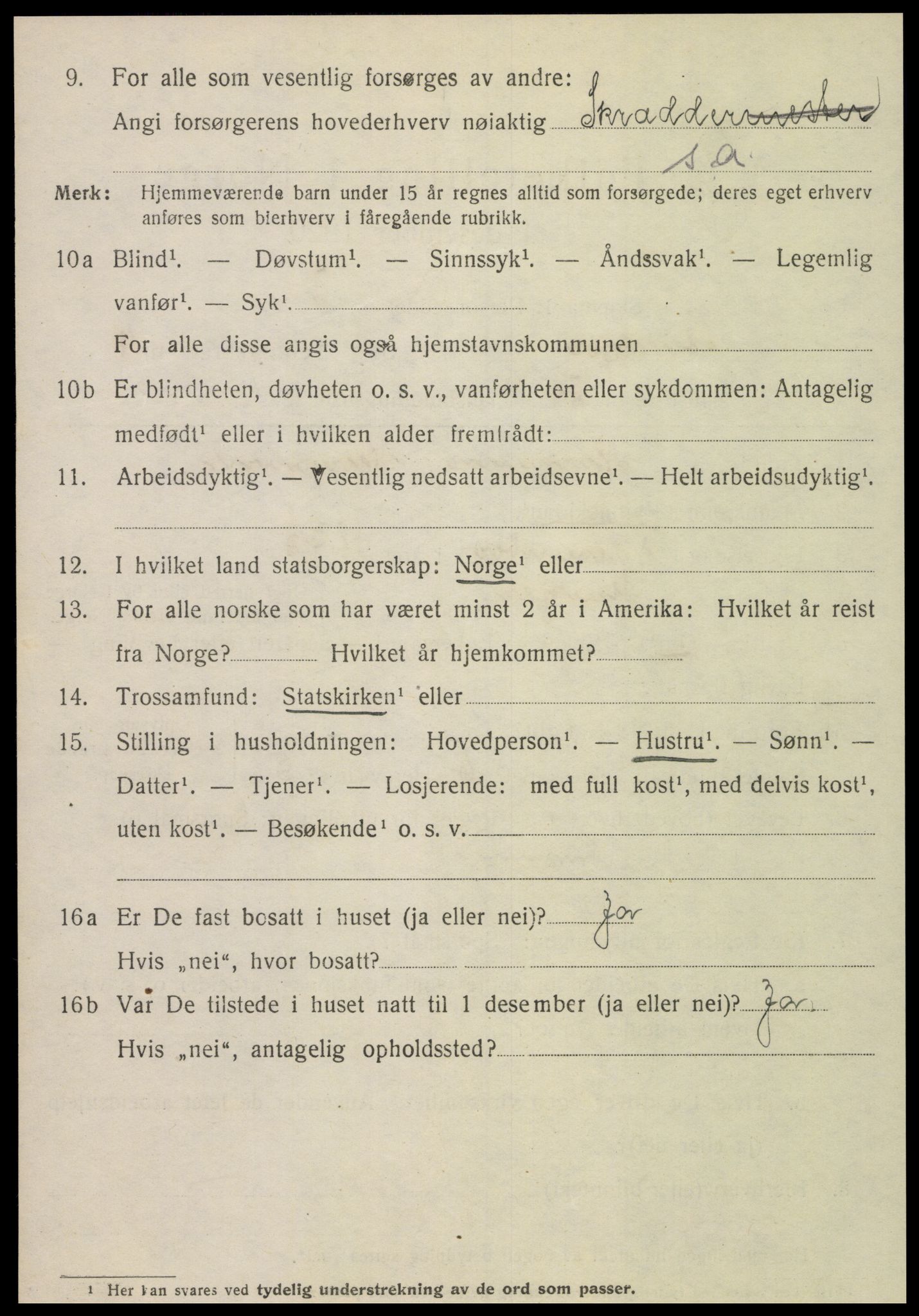 SAT, Folketelling 1920 for 1702 Steinkjer ladested, 1920, s. 7373