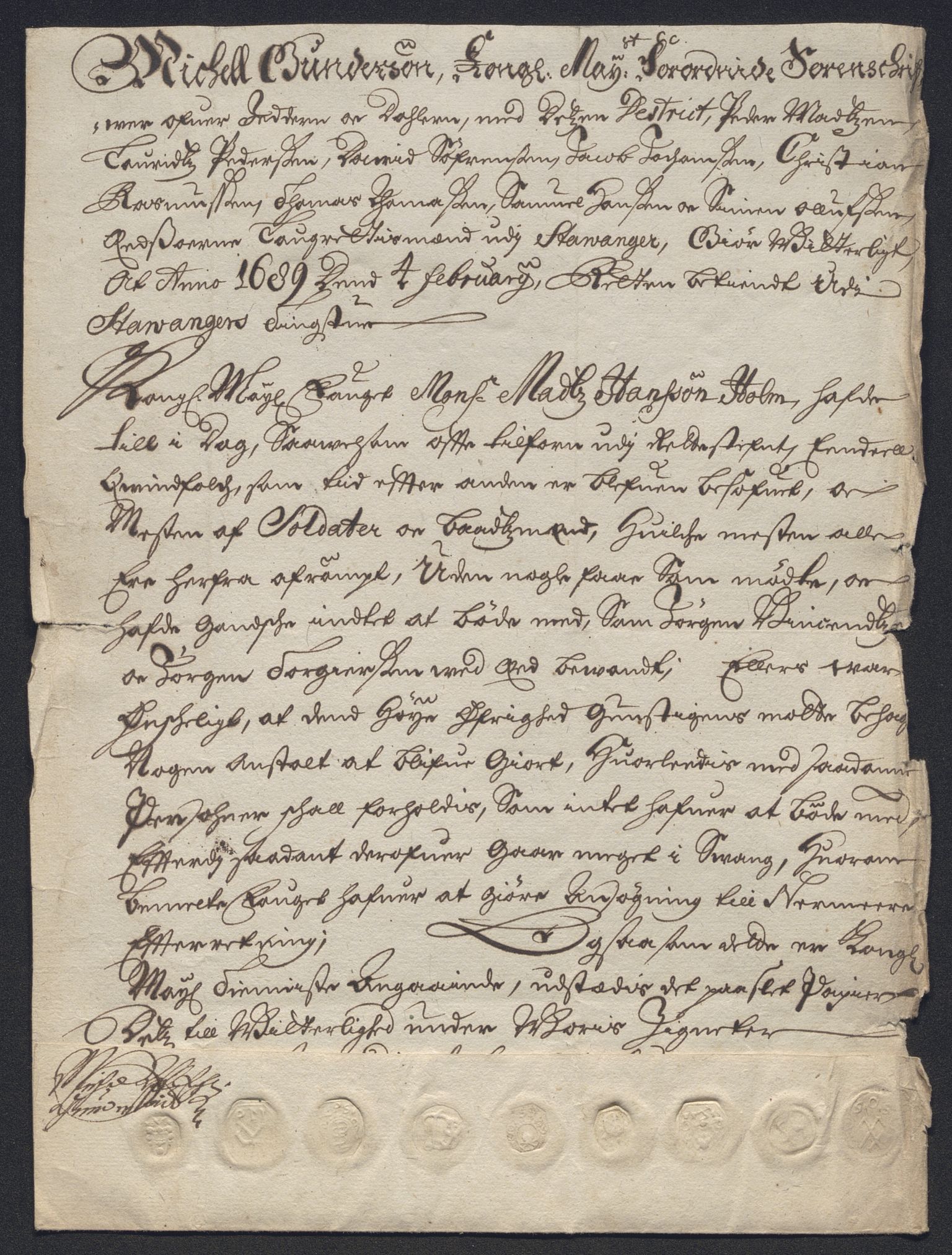 Rentekammeret inntil 1814, Reviderte regnskaper, Byregnskaper, AV/RA-EA-4066/R/Ro/L0302: [O4] Kontribusjonsregnskap, 1687-1711, s. 41