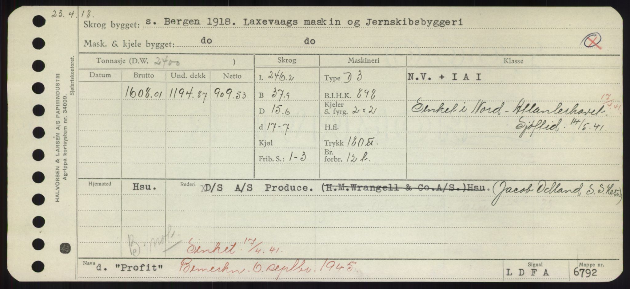 Sjøfartsdirektoratet med forløpere, Skipsmålingen, AV/RA-S-1627/H/Hd/L0029: Fartøy, P, s. 615