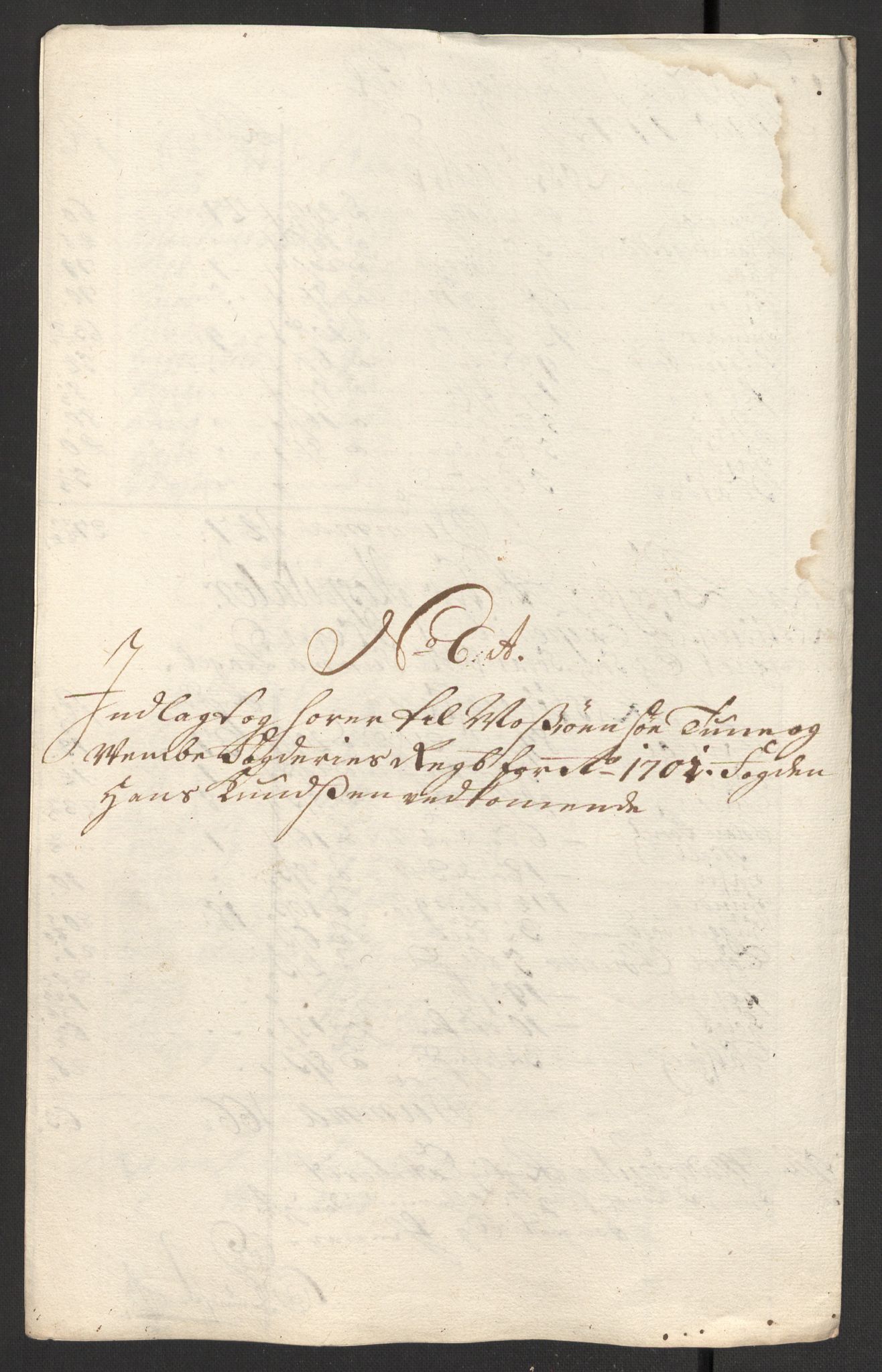 Rentekammeret inntil 1814, Reviderte regnskaper, Fogderegnskap, AV/RA-EA-4092/R04/L0130: Fogderegnskap Moss, Onsøy, Tune, Veme og Åbygge, 1701, s. 88