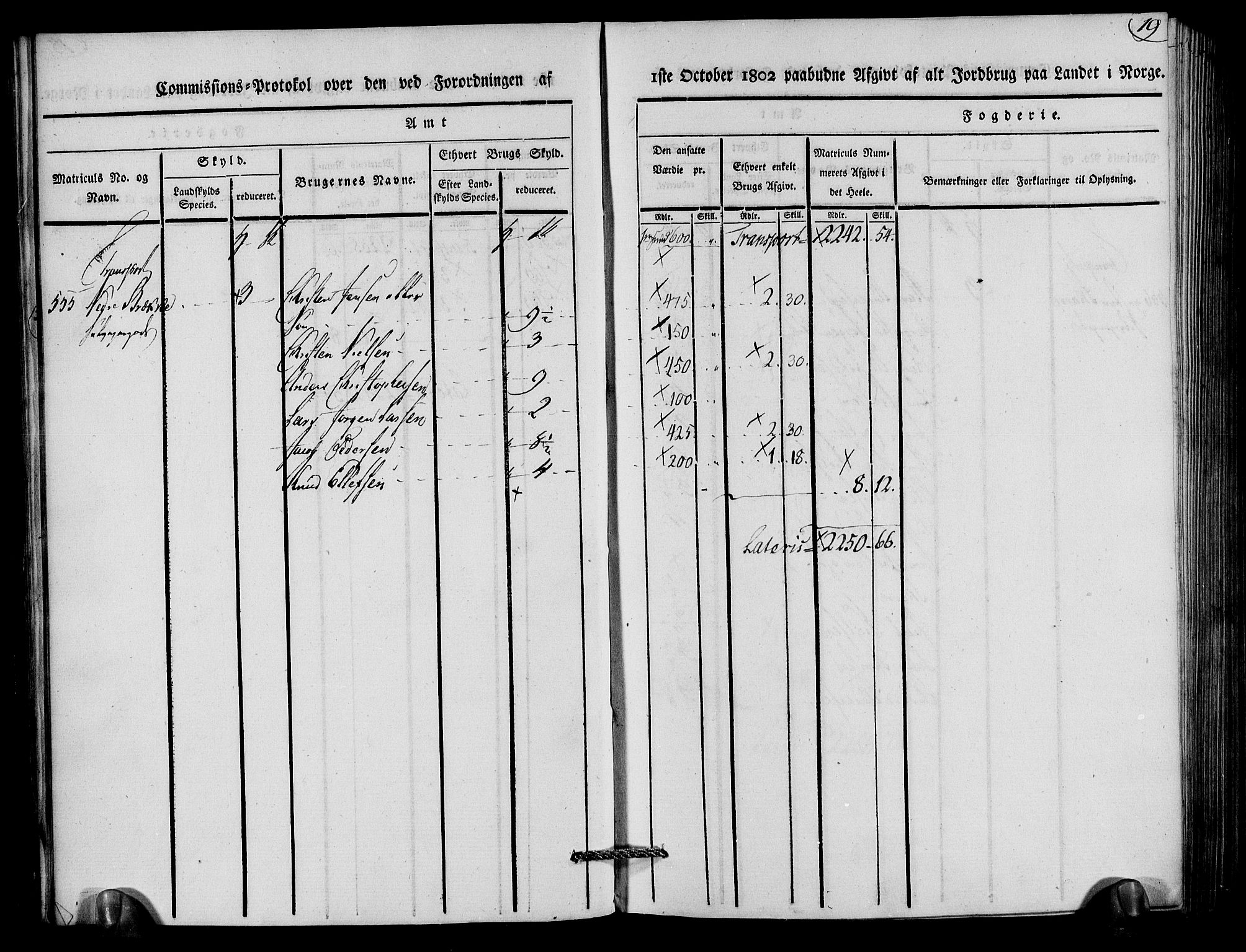 Rentekammeret inntil 1814, Realistisk ordnet avdeling, AV/RA-EA-4070/N/Ne/Nea/L0079: Nedenes fogderi. Kommisjonsprotokoll "Nr. 2", for Strengereid skipreide, 1803, s. 20