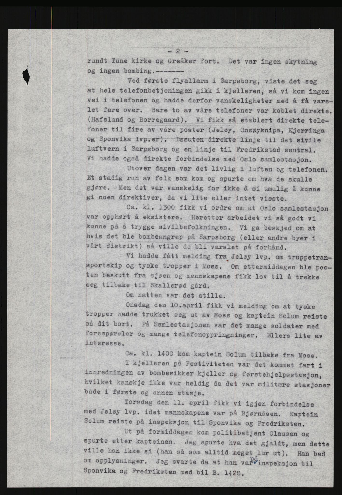 Forsvaret, Forsvarets krigshistoriske avdeling, AV/RA-RAFA-2017/Y/Yb/L0163: II-C-11-828  -  Luftvernet, 1940, s. 1161