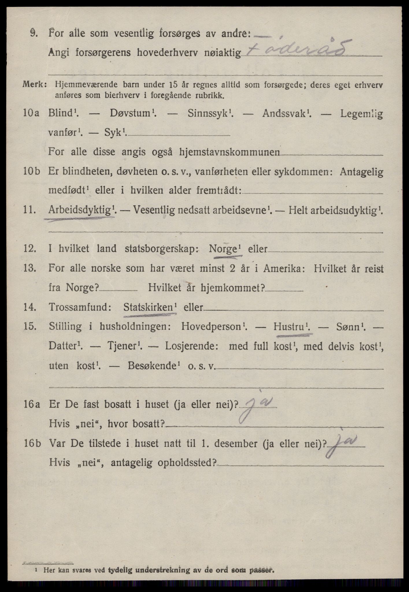 SAT, Folketelling 1920 for 1540 Hen herred, 1920, s. 2771