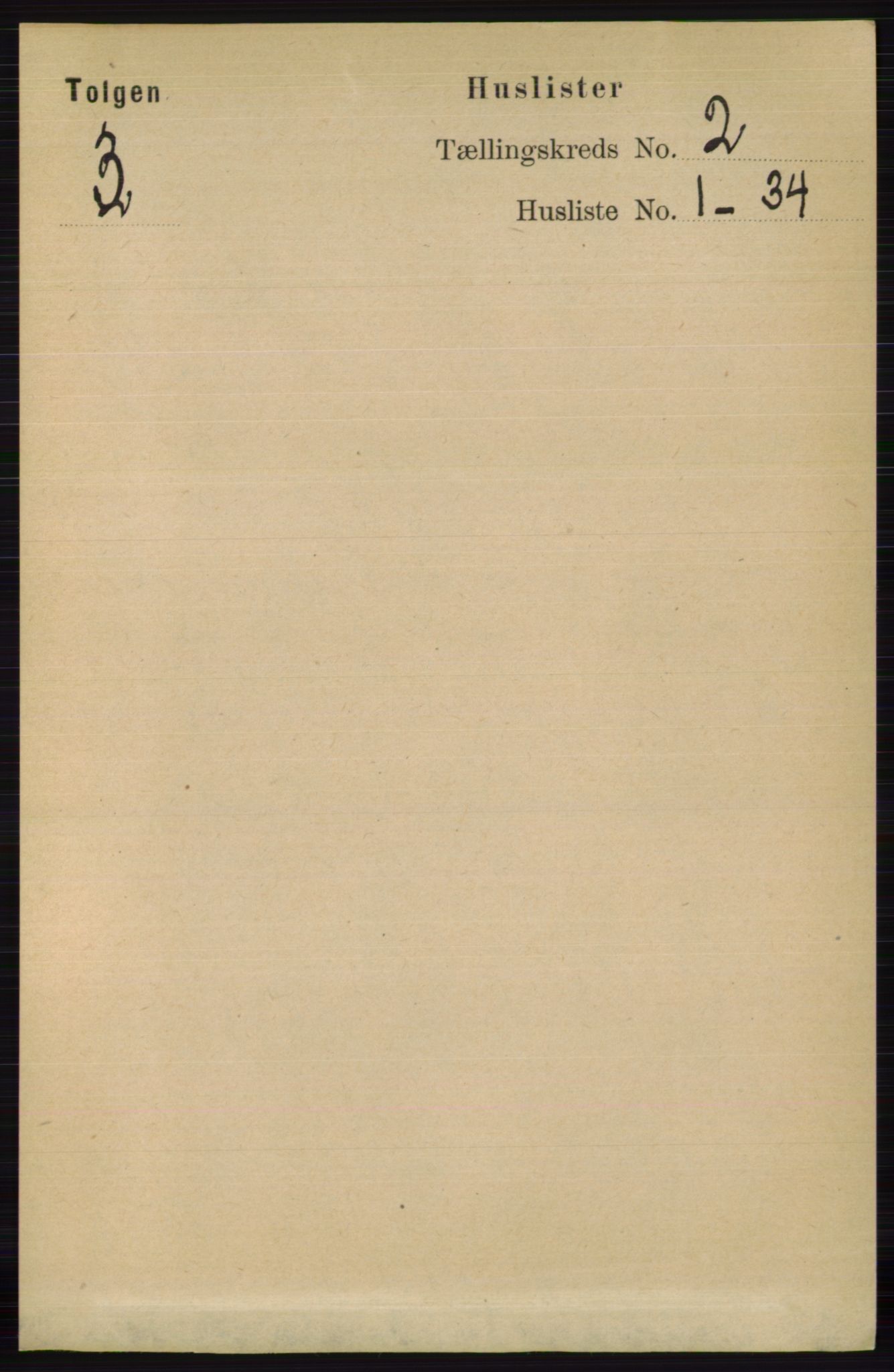 RA, Folketelling 1891 for 0436 Tolga herred, 1891, s. 245