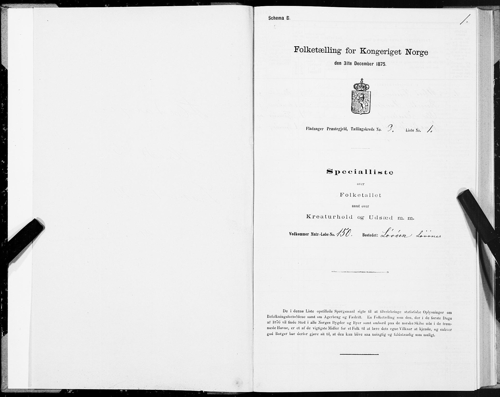 SAT, Folketelling 1875 for 1749P Flatanger prestegjeld, 1875, s. 2001