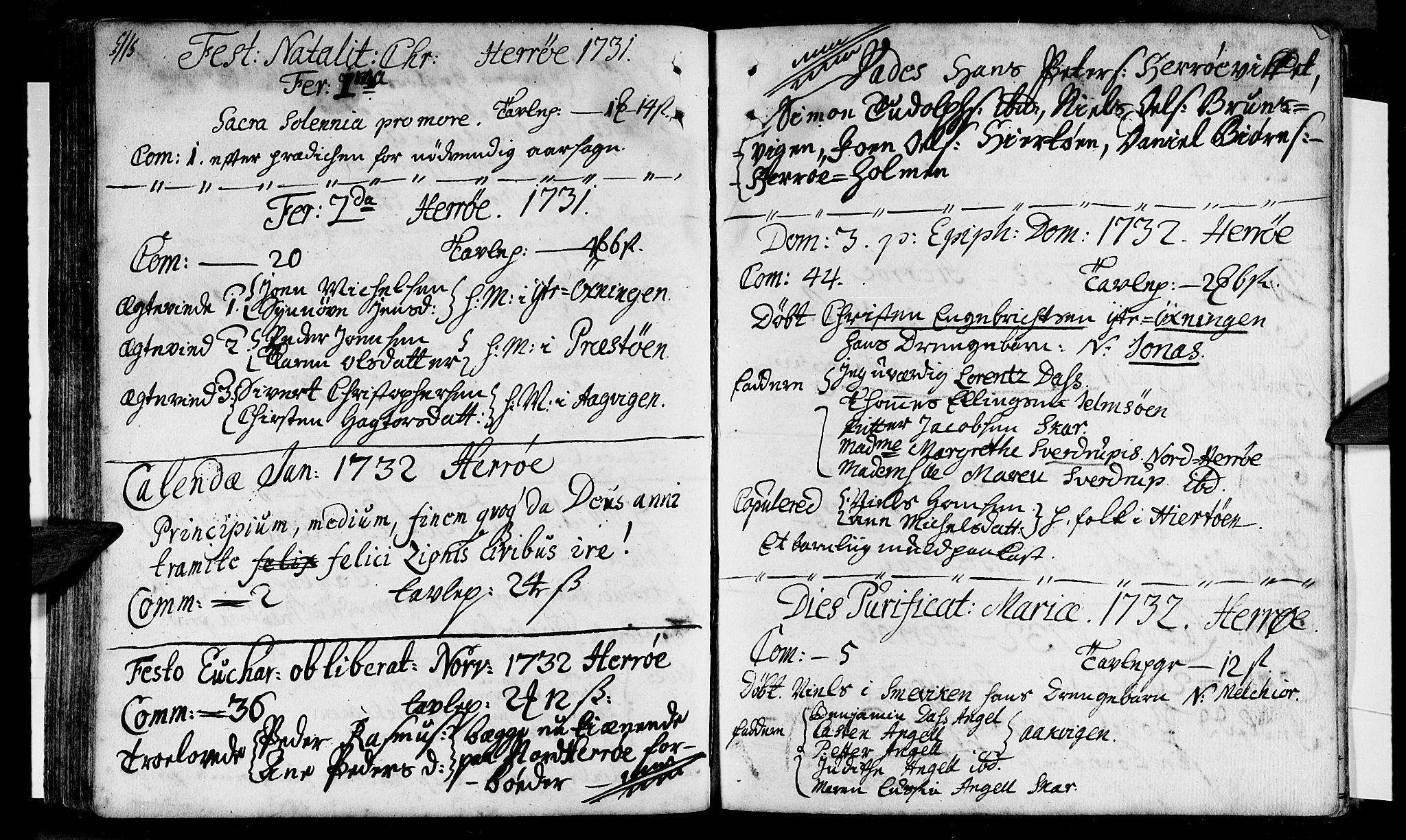 Ministerialprotokoller, klokkerbøker og fødselsregistre - Nordland, AV/SAT-A-1459/834/L0503: Ministerialbok nr. 834A01, 1714-1737