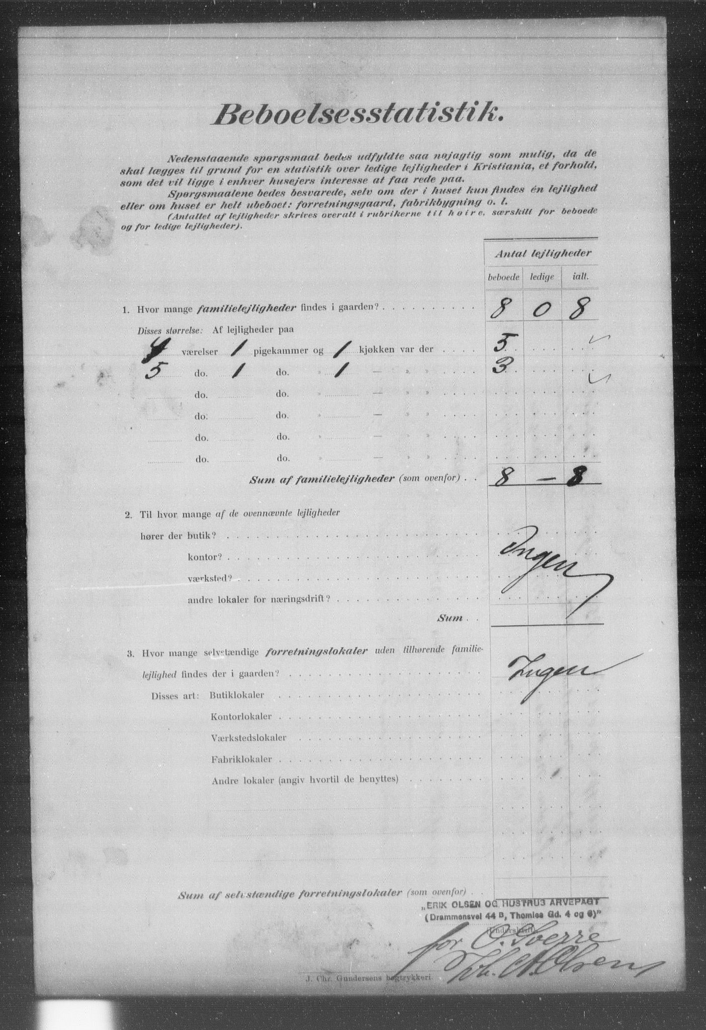 OBA, Kommunal folketelling 31.12.1903 for Kristiania kjøpstad, 1903, s. 21181