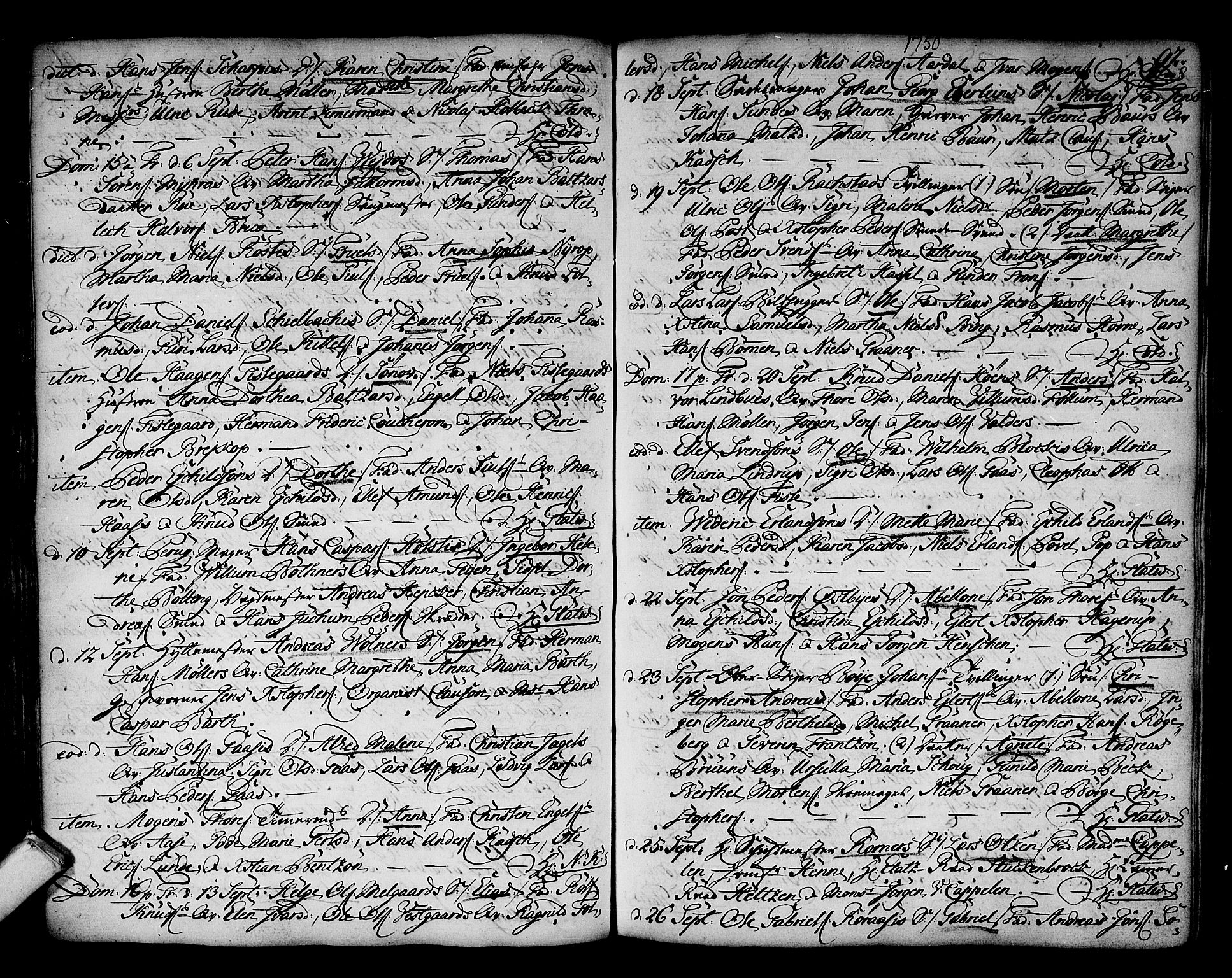 Kongsberg kirkebøker, SAKO/A-22/F/Fa/L0003: Ministerialbok nr. I 3, 1744-1755, s. 92