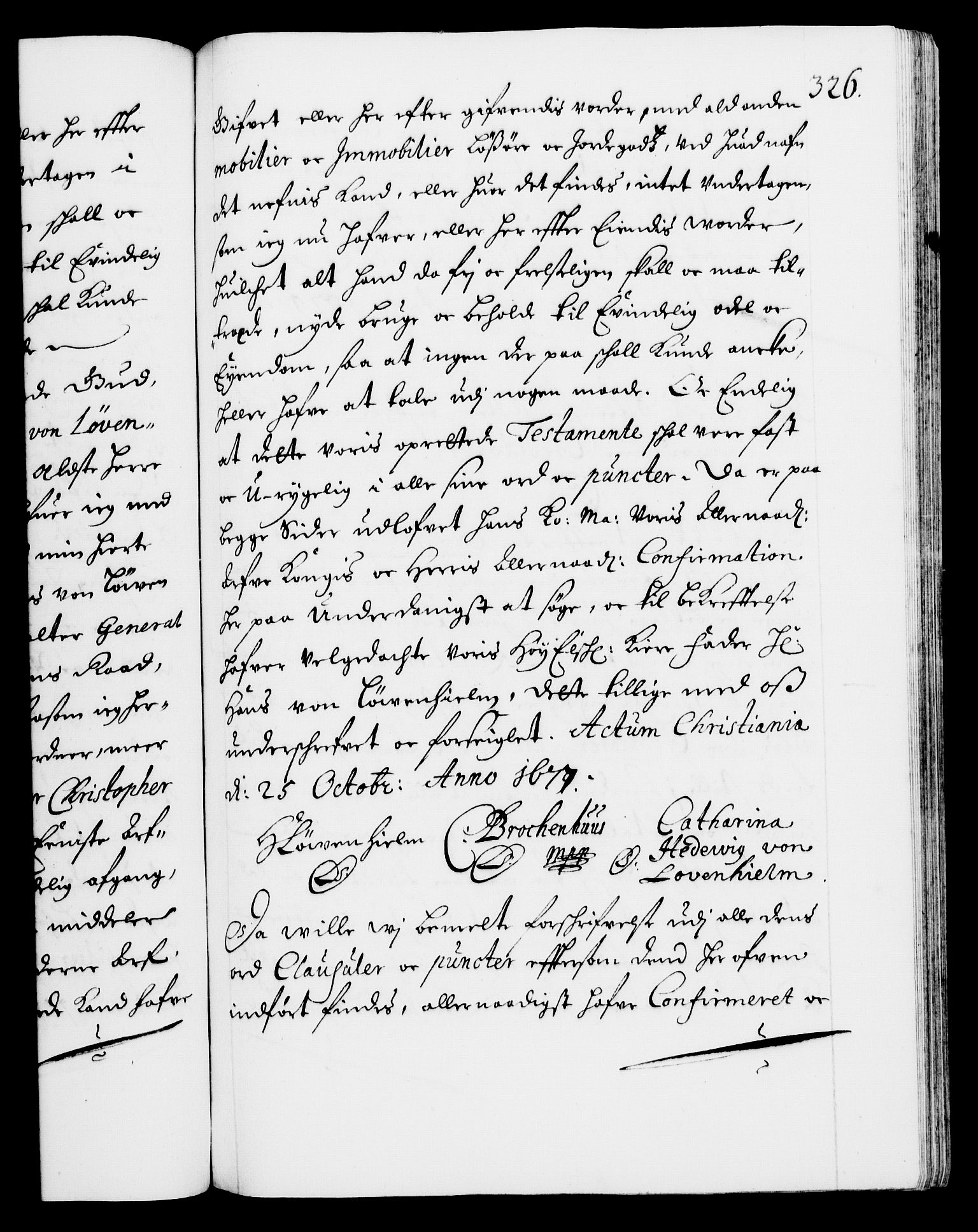 Danske Kanselli 1572-1799, AV/RA-EA-3023/F/Fc/Fca/Fcaa/L0012: Norske registre (mikrofilm), 1674-1680, s. 326a