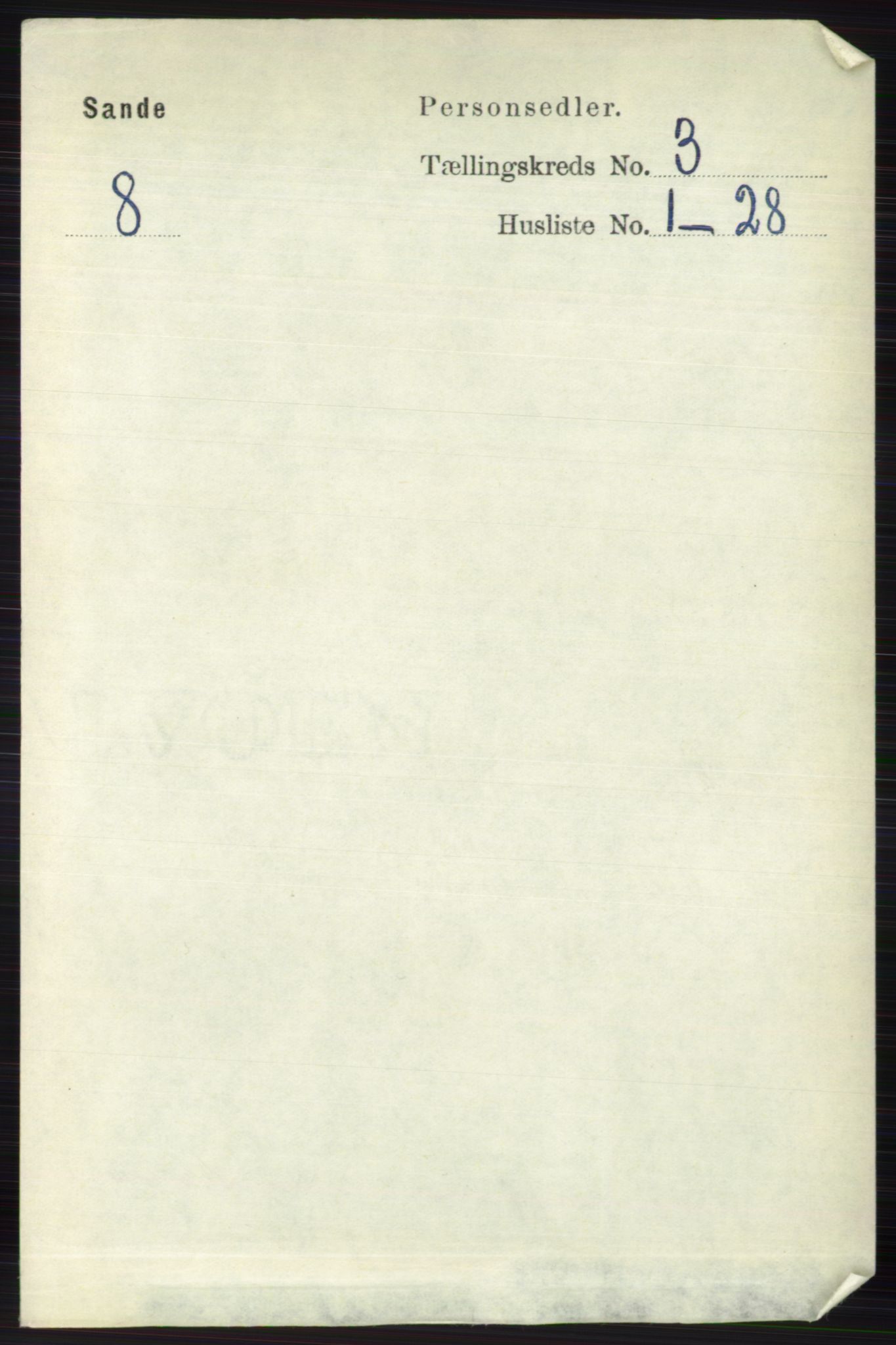 RA, Folketelling 1891 for 0713 Sande herred, 1891, s. 938