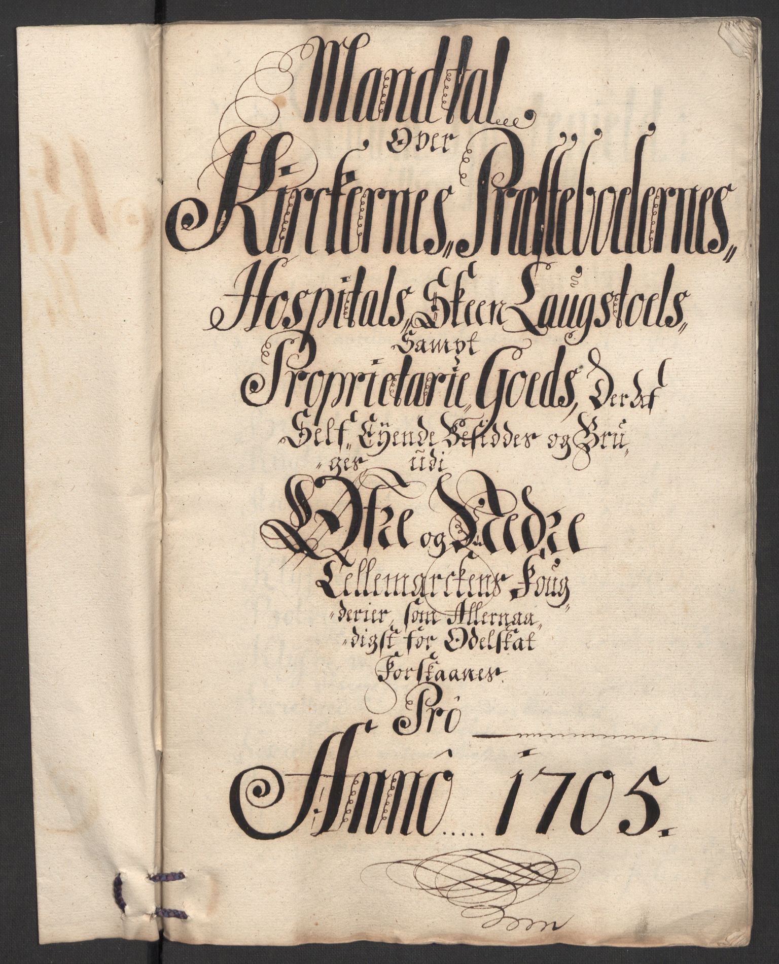 Rentekammeret inntil 1814, Reviderte regnskaper, Fogderegnskap, RA/EA-4092/R36/L2114: Fogderegnskap Øvre og Nedre Telemark og Bamble, 1705, s. 173