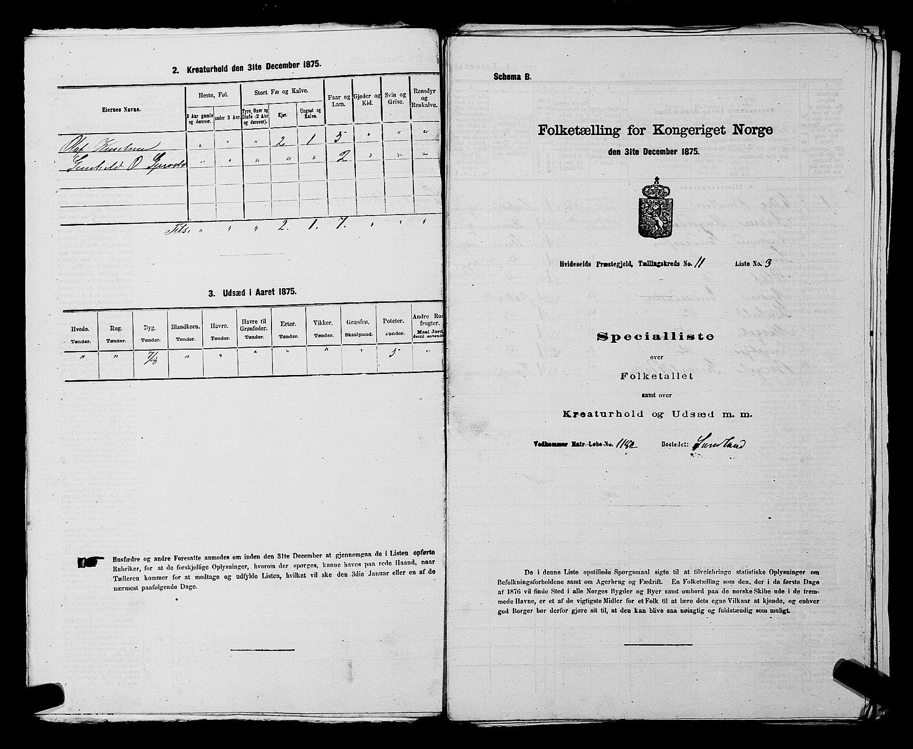 SAKO, Folketelling 1875 for 0829P Kviteseid prestegjeld, 1875, s. 891