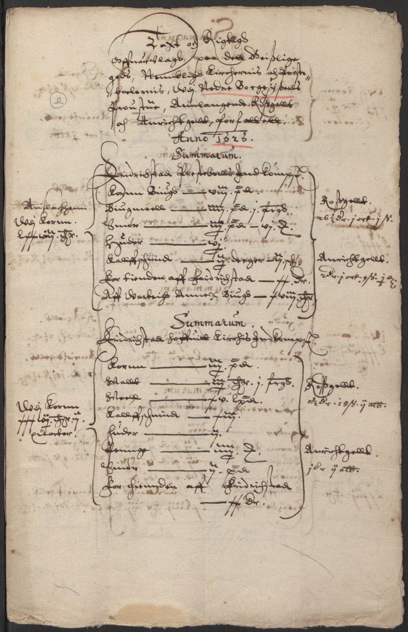 Stattholderembetet 1572-1771, AV/RA-EA-2870/Ek/L0014/0001: Jordebøker til utlikning av rosstjeneste 1624-1626: / Kirke- og prestebolsinntekter i Oslo og Hamar bispedømme, 1625-1626, s. 122