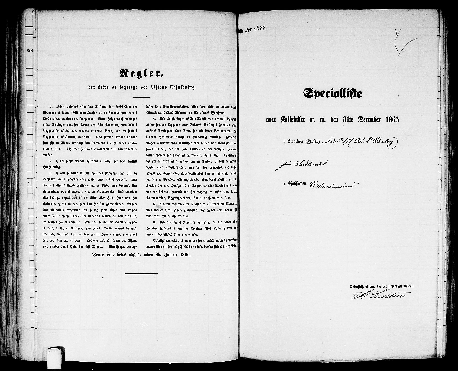 RA, Folketelling 1865 for 1503B Kristiansund prestegjeld, Kristiansund kjøpstad, 1865, s. 657