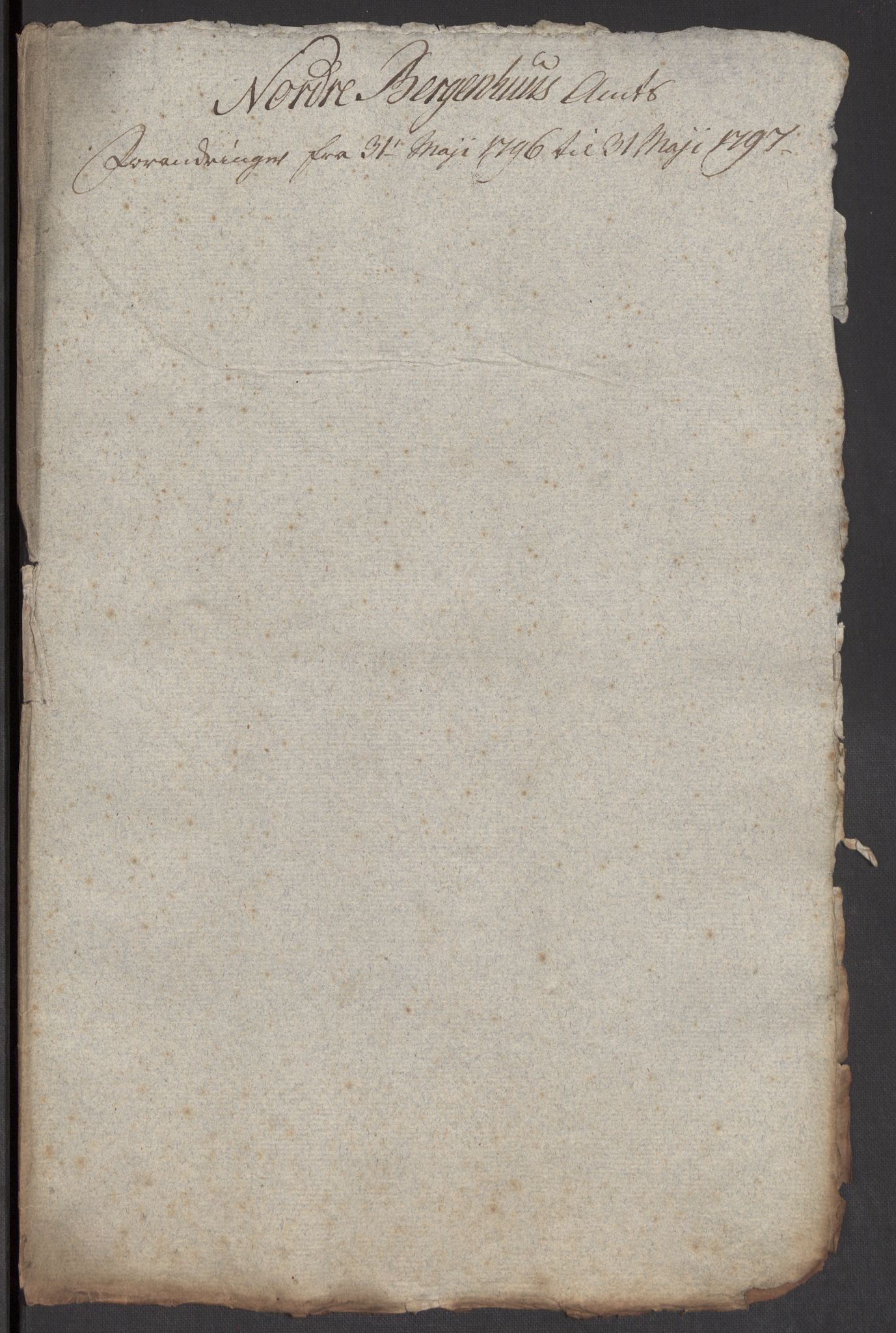 Kommersekollegiet, Brannforsikringskontoret 1767-1814, AV/RA-EA-5458/F/Fb/L0075/0002: Nordre Bergenhus amt / Forandringer, 1796-1809