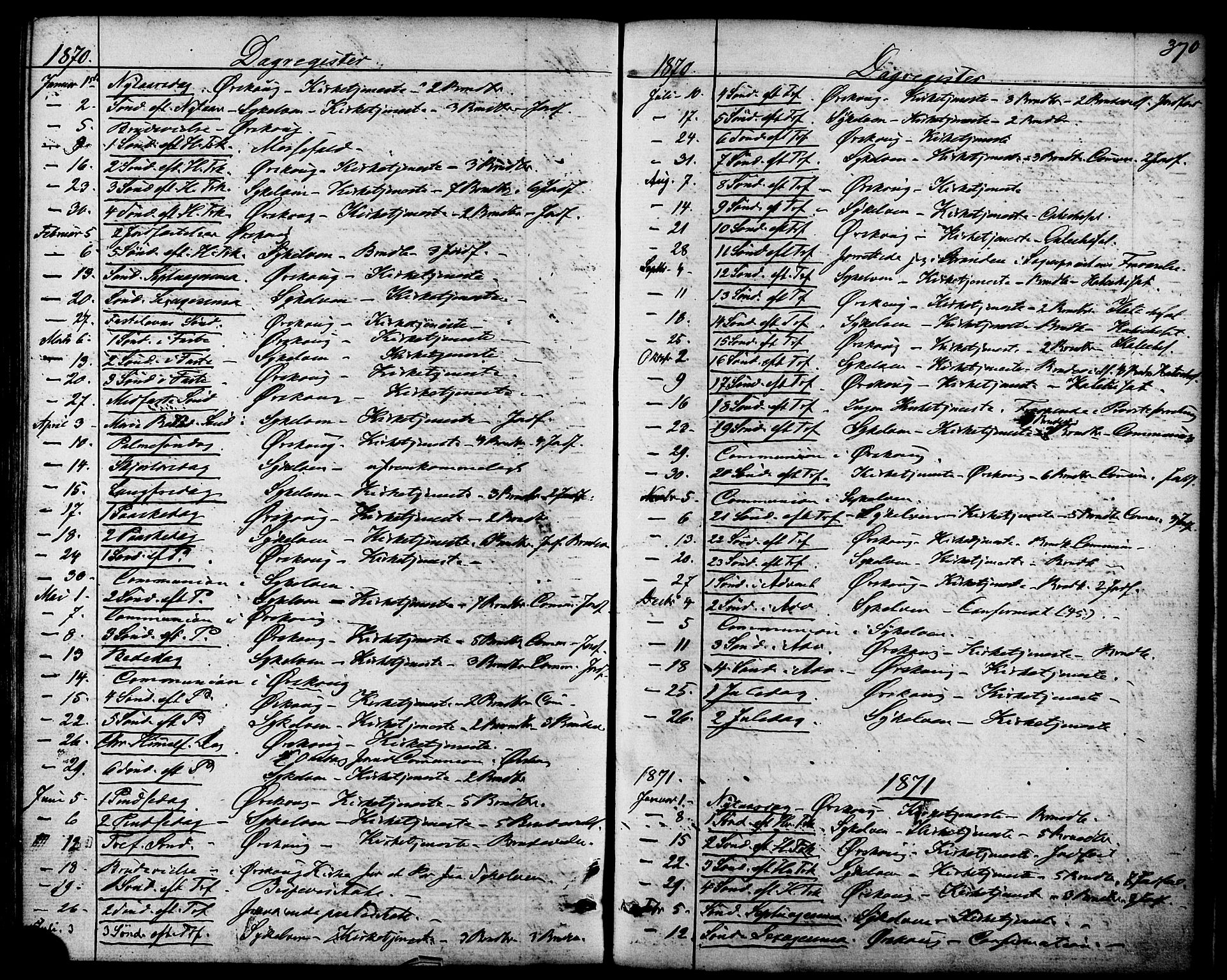 Ministerialprotokoller, klokkerbøker og fødselsregistre - Møre og Romsdal, AV/SAT-A-1454/522/L0314: Ministerialbok nr. 522A09, 1863-1877, s. 370