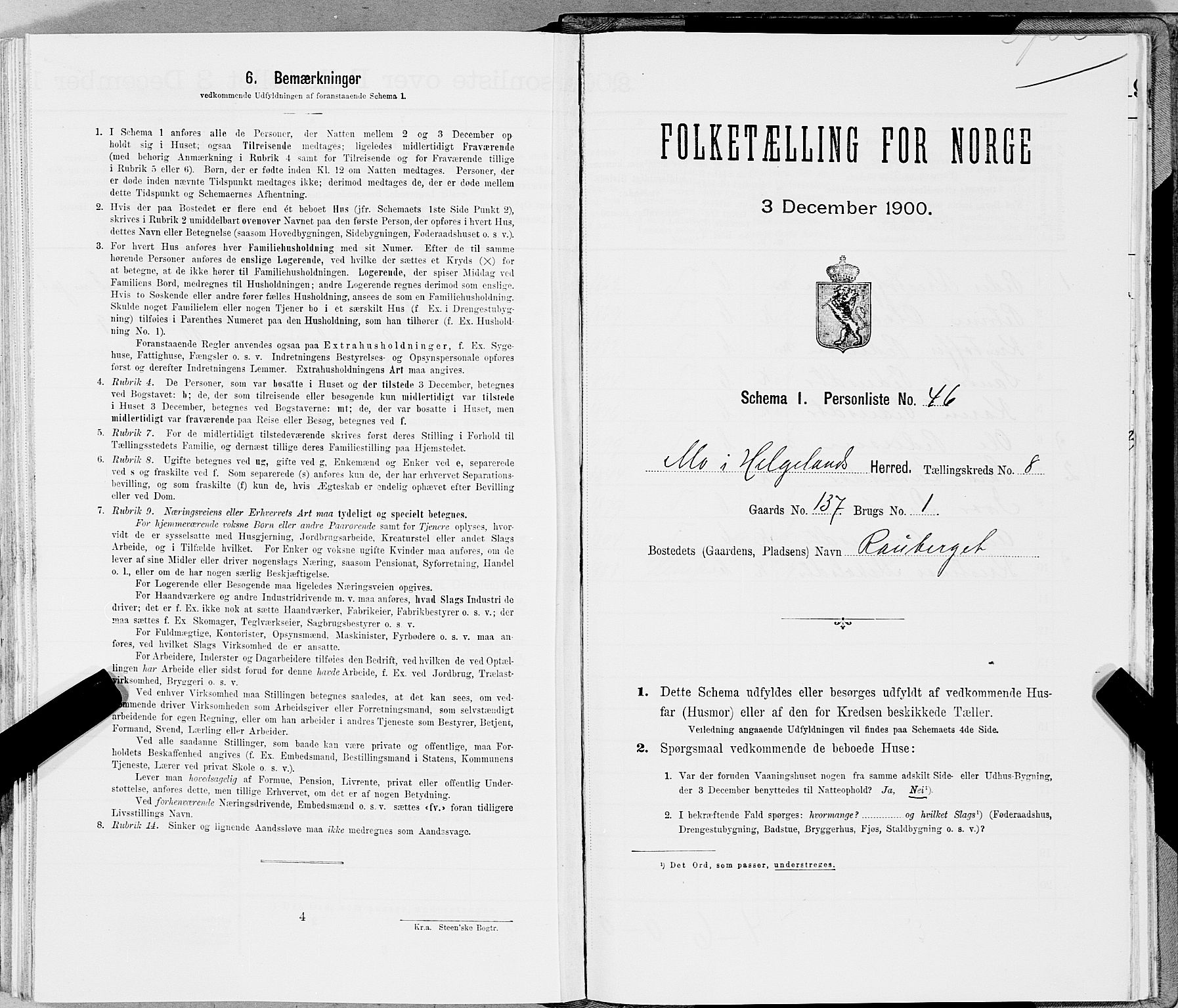 SAT, Folketelling 1900 for 1833 Mo herred, 1900, s. 1312