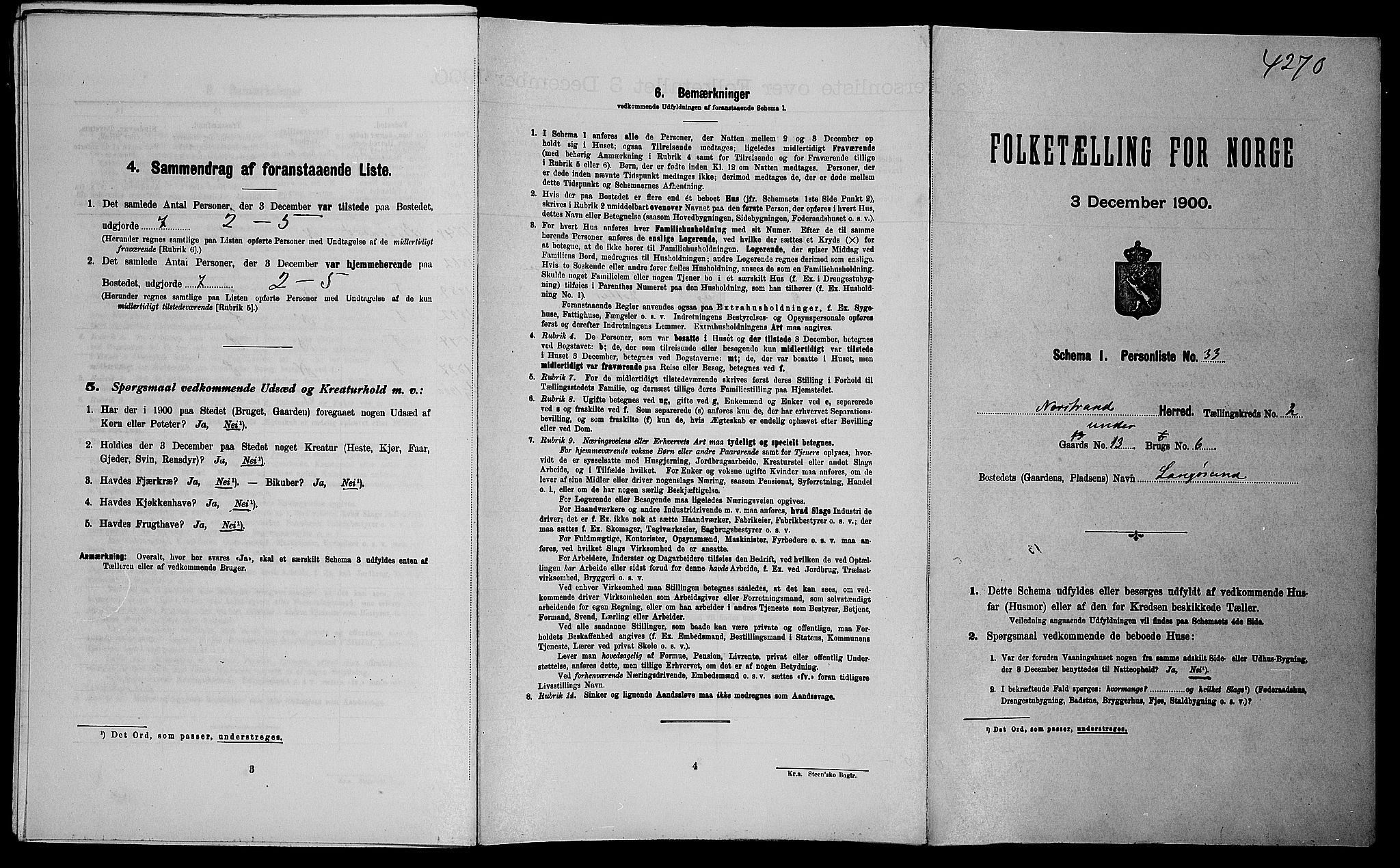 SAST, Folketelling 1900 for 1139 Nedstrand herred, 1900, s. 167