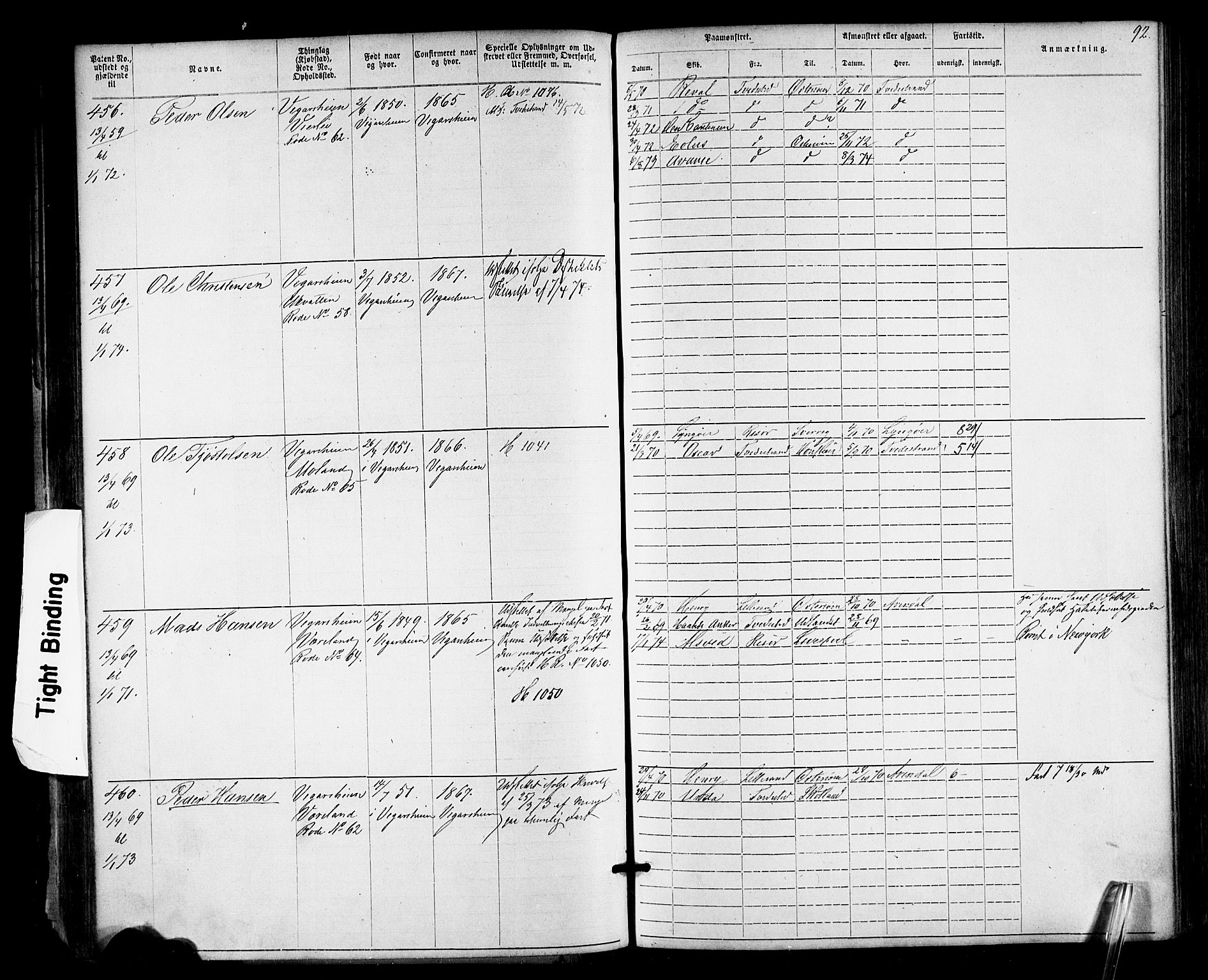 Risør mønstringskrets, AV/SAK-2031-0010/F/Fa/L0003: Annotasjonsrulle nr 1-1913 med register, T-7, 1863-1899, s. 28