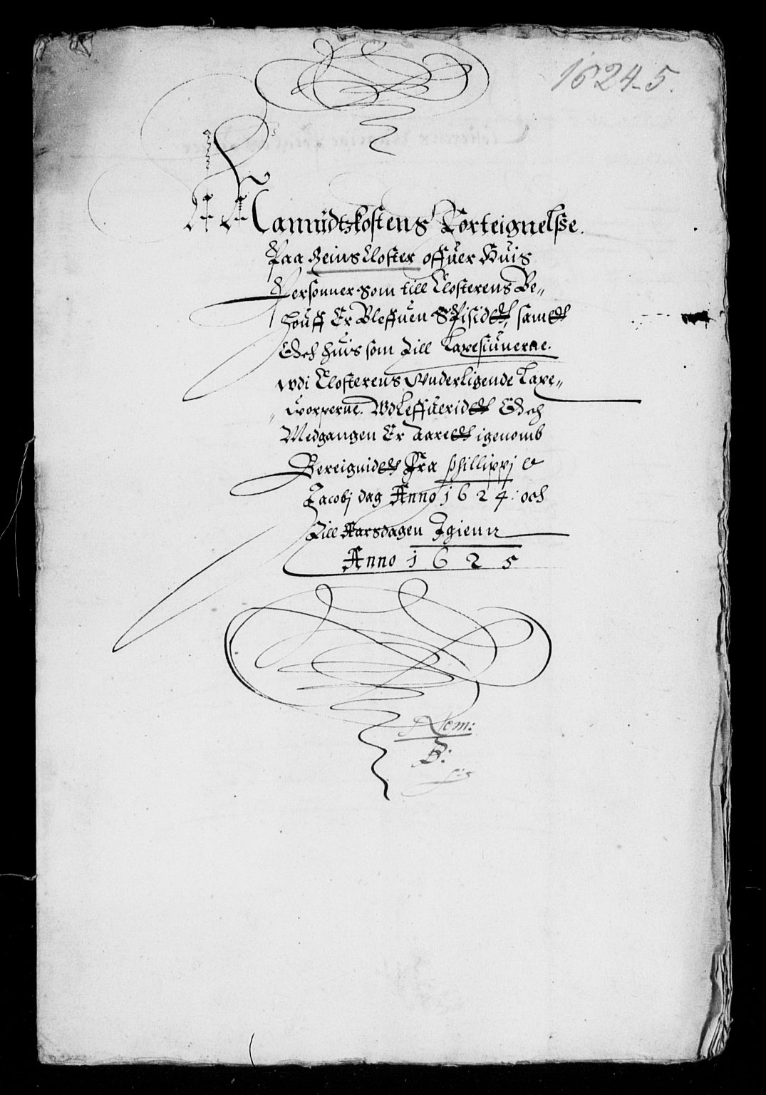 Rentekammeret inntil 1814, Reviderte regnskaper, Lensregnskaper, AV/RA-EA-5023/R/Rb/Rbw/L0027: Trondheim len, 1624-1625