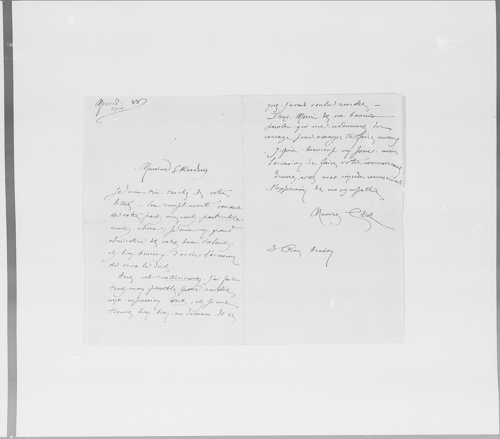 Skredsvig, Christian, RA/PA-0353/E/L0001: Privatbrev fra enkeltpersoner, 1888-1961, s. 428