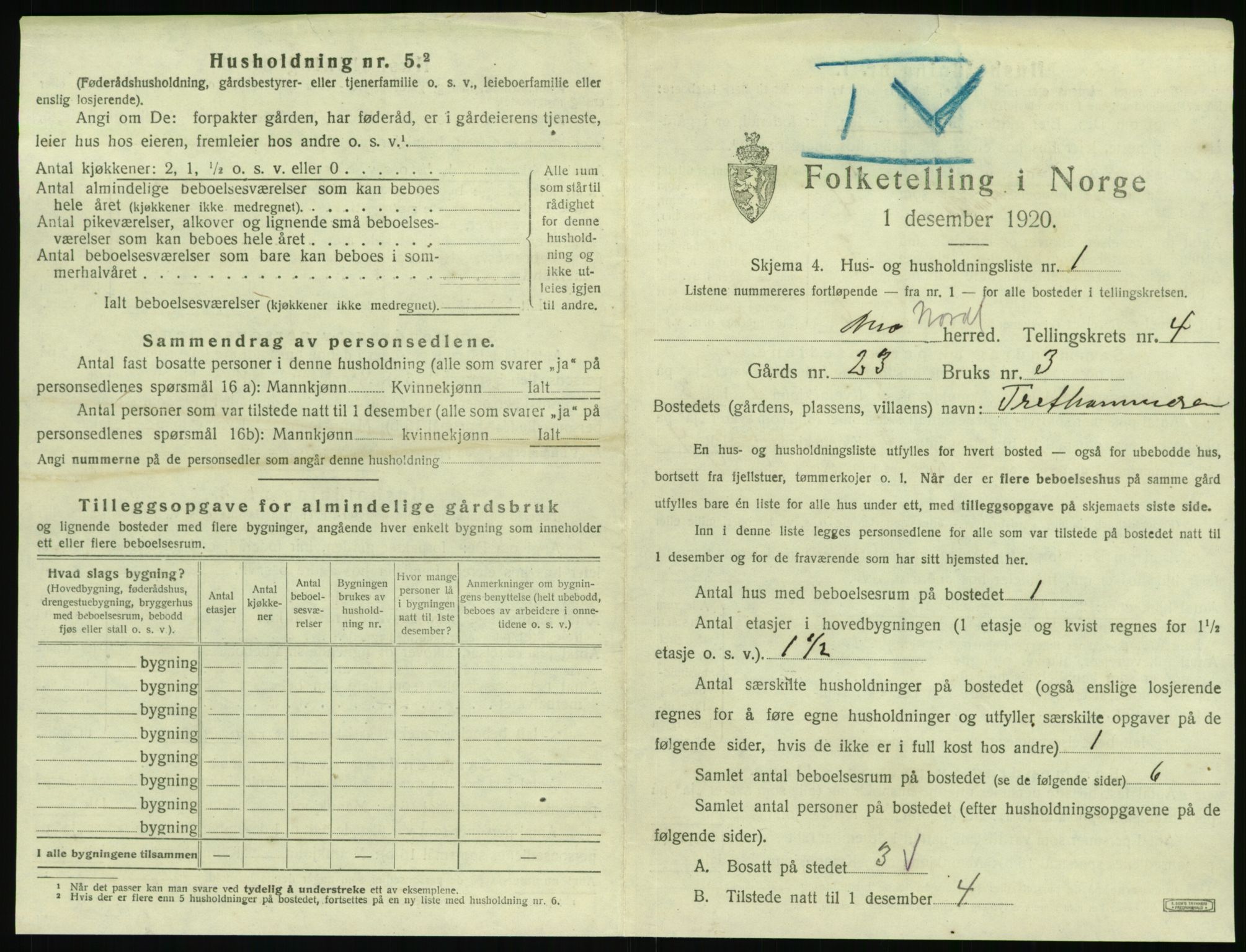 SAT, Folketelling 1920 for 1833 Mo herred, 1920, s. 708