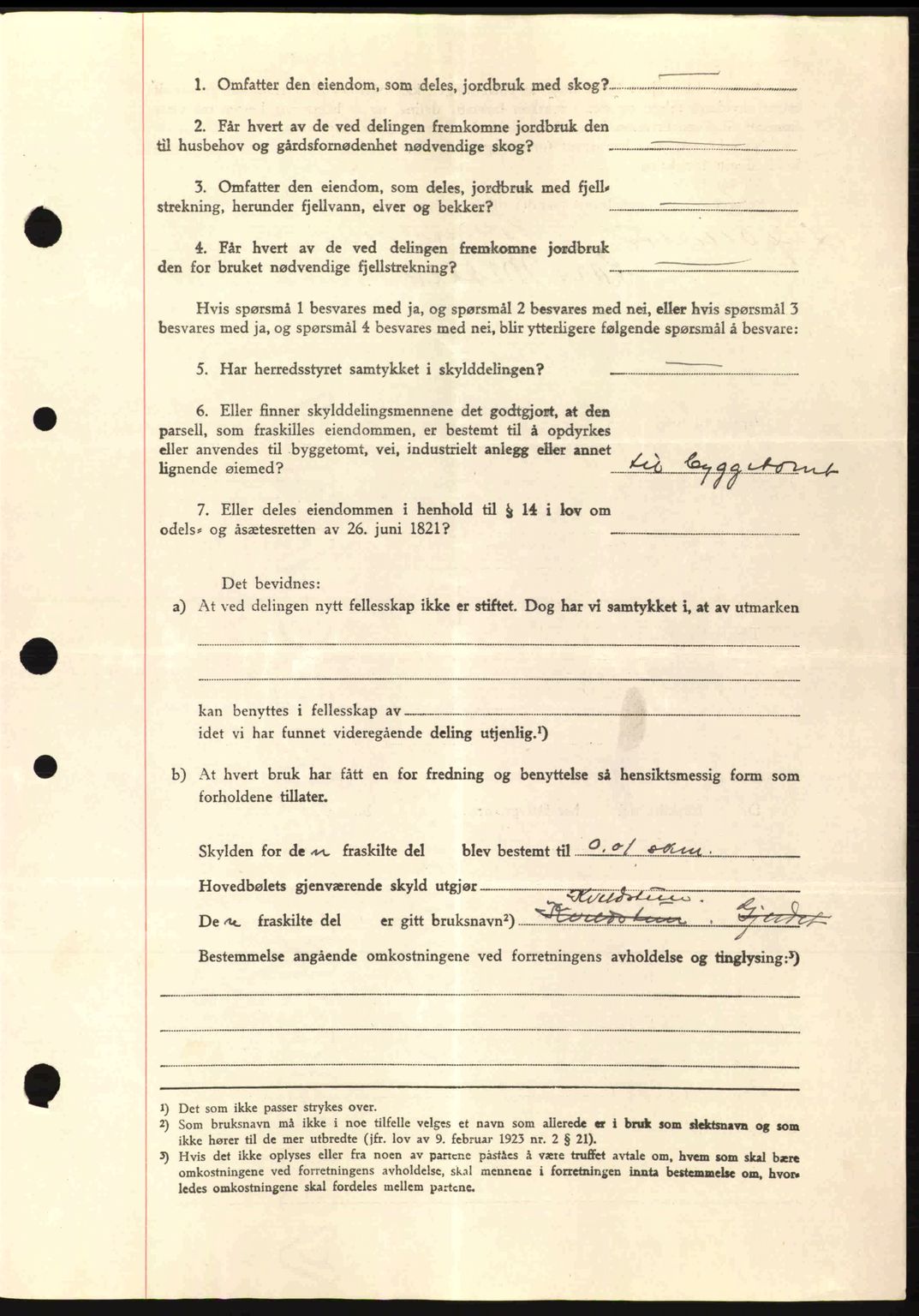 Romsdal sorenskriveri, AV/SAT-A-4149/1/2/2C: Pantebok nr. A10, 1941-1941, Dagboknr: 1067/1941