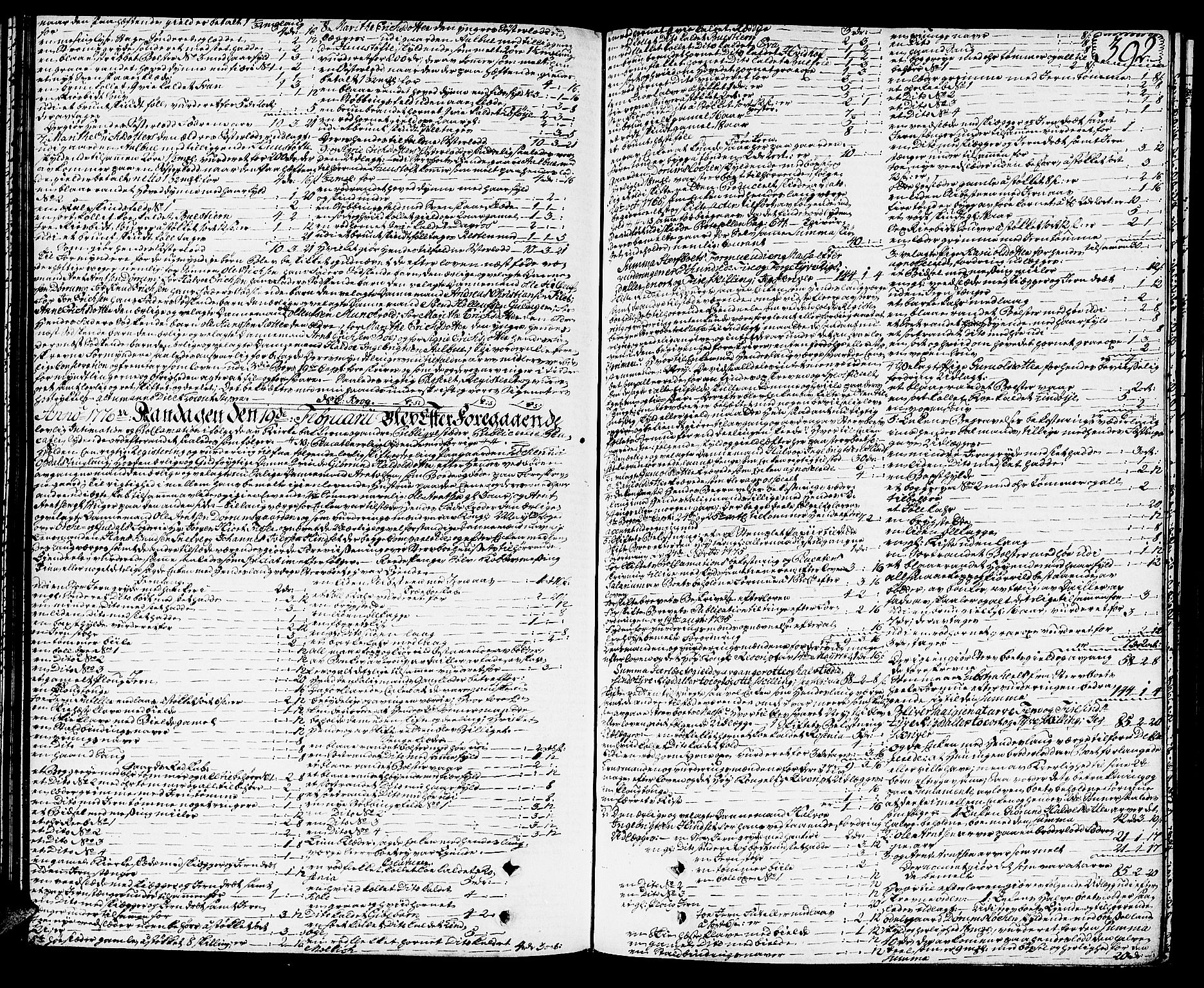 Orkdal sorenskriveri, SAT/A-4169/1/3/3Aa/L0007: Skifteprotokoller, 1767-1782, s. 391b-392a