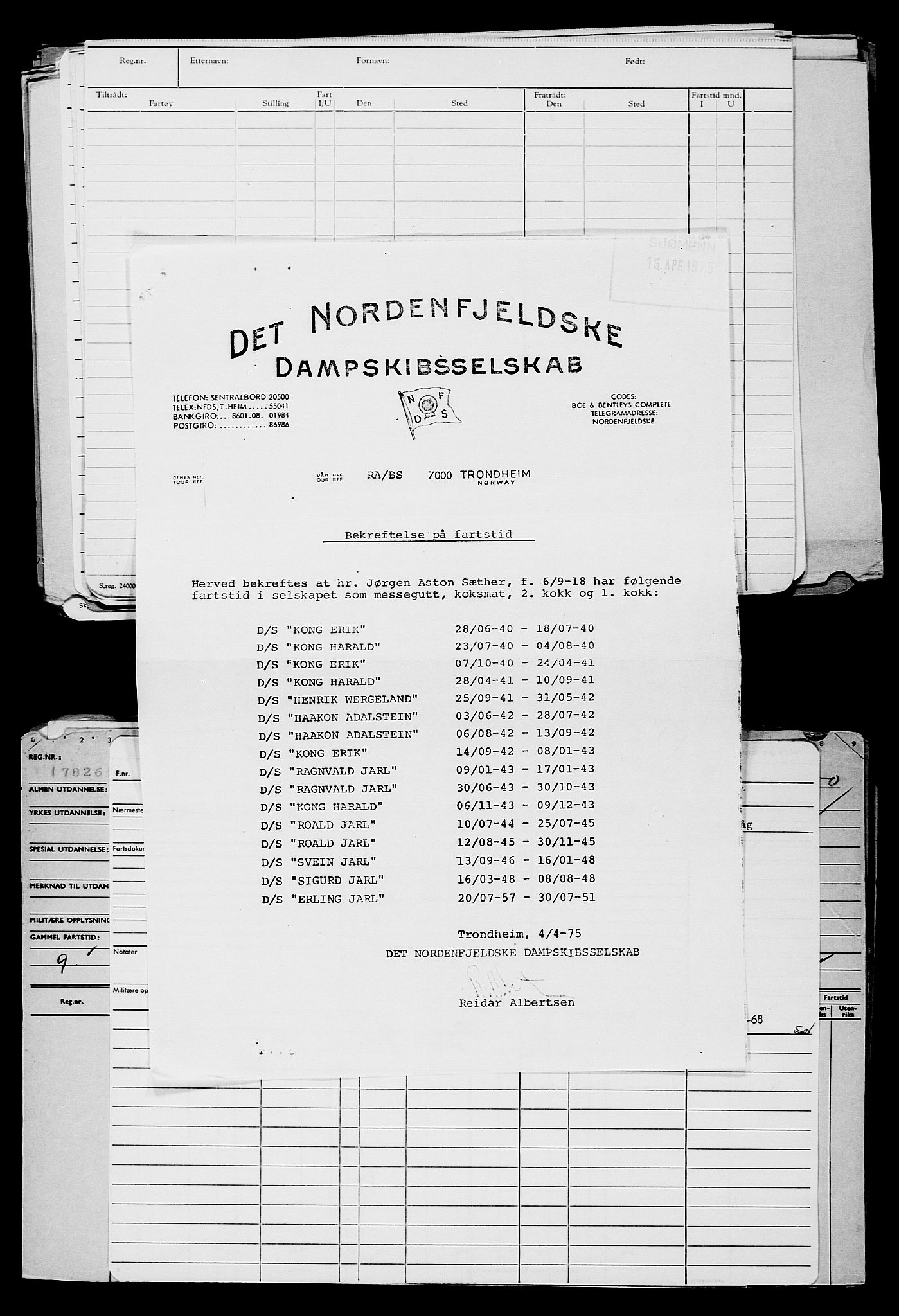 Direktoratet for sjømenn, AV/RA-S-3545/G/Gb/L0162: Hovedkort, 1918, s. 139