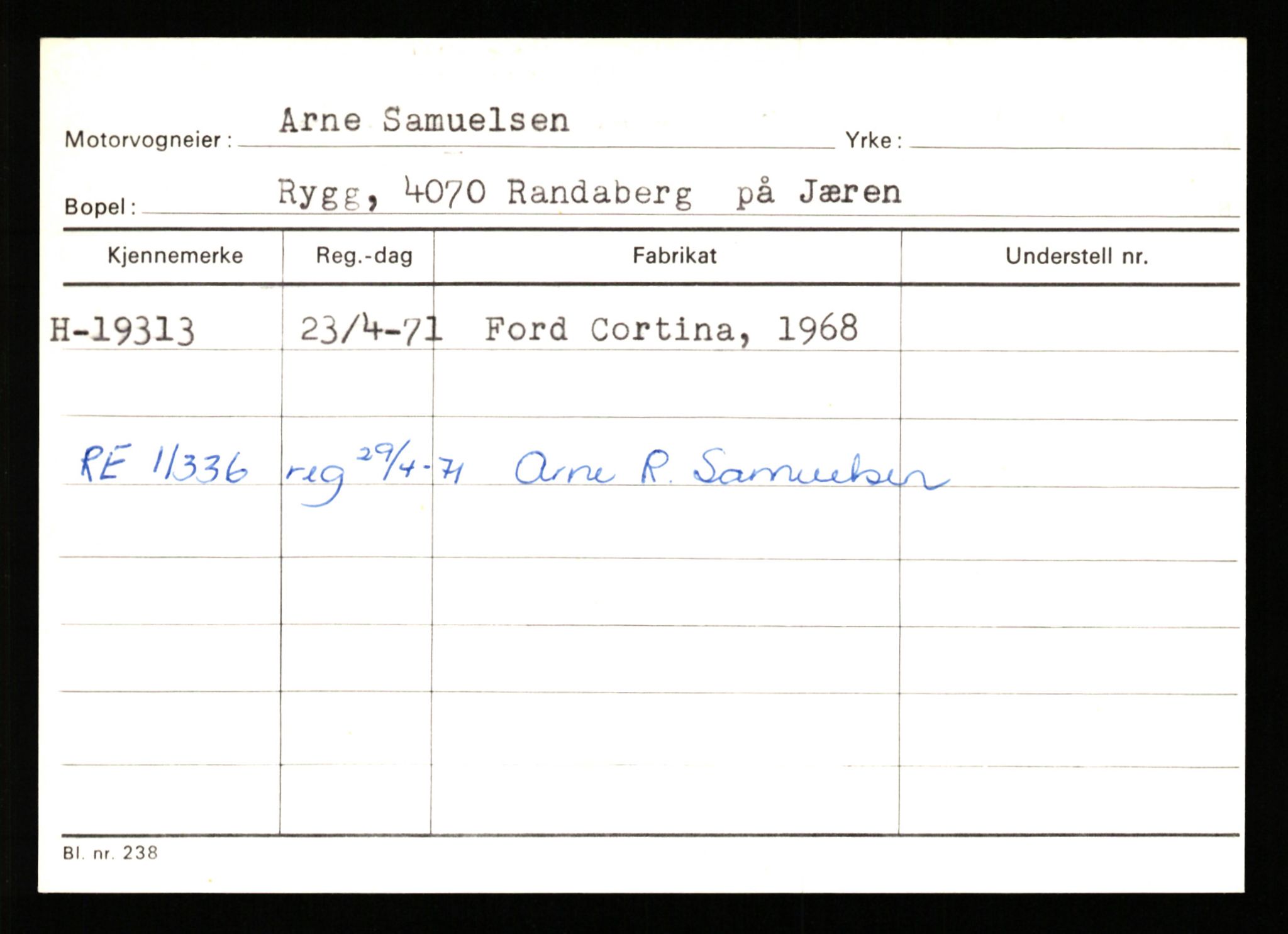 Stavanger trafikkstasjon, AV/SAST-A-101942/0/G/L0004: Registreringsnummer: 15497 - 22957, 1930-1971, s. 1631