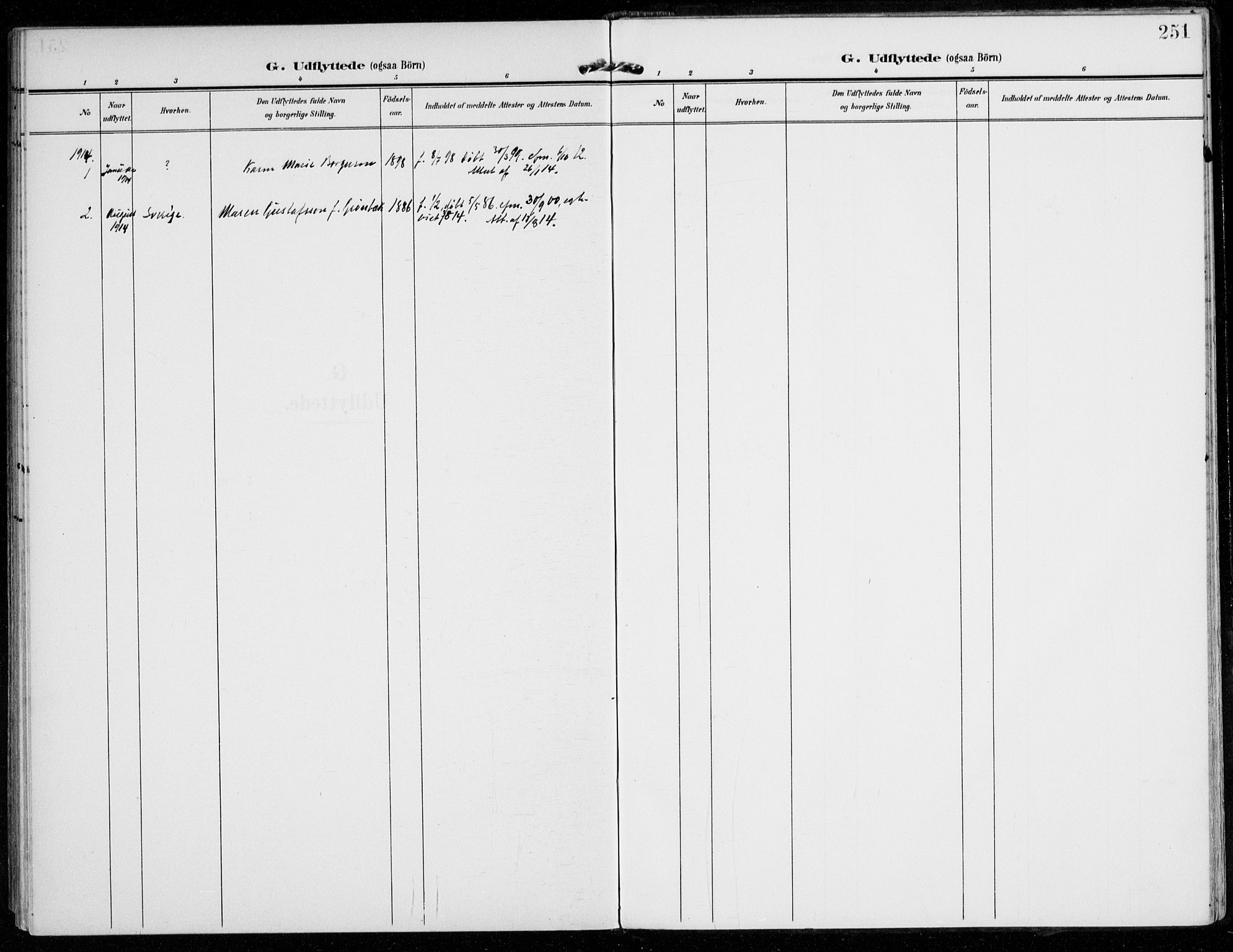 Vestby prestekontor Kirkebøker, SAO/A-10893/F/Fc/L0002: Ministerialbok nr. III 2, 1906-1940, s. 251