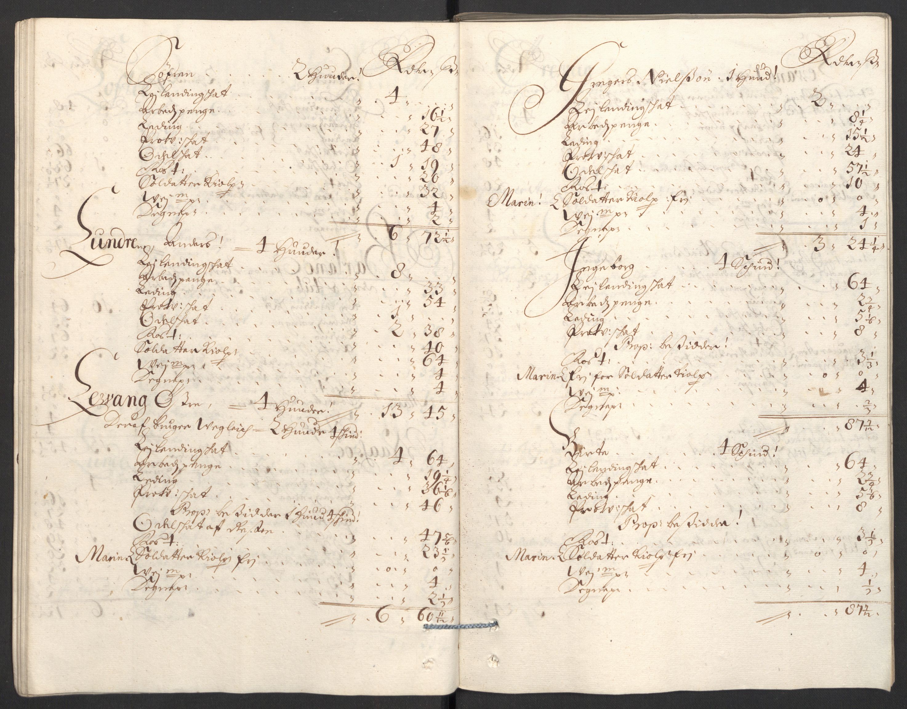 Rentekammeret inntil 1814, Reviderte regnskaper, Fogderegnskap, AV/RA-EA-4092/R36/L2099: Fogderegnskap Øvre og Nedre Telemark og Bamble, 1698, s. 72