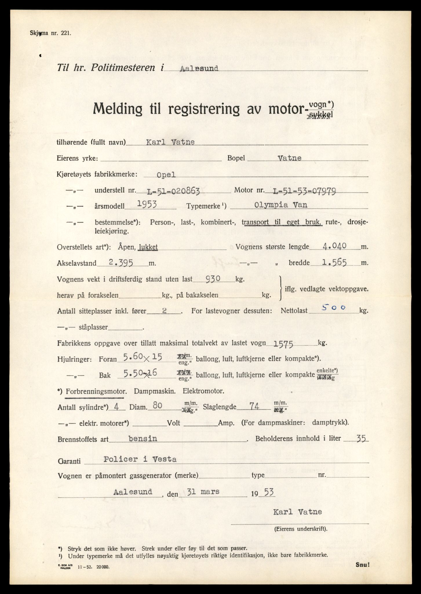 Møre og Romsdal vegkontor - Ålesund trafikkstasjon, AV/SAT-A-4099/F/Fe/L0034: Registreringskort for kjøretøy T 12500 - T 12652, 1927-1998, s. 554