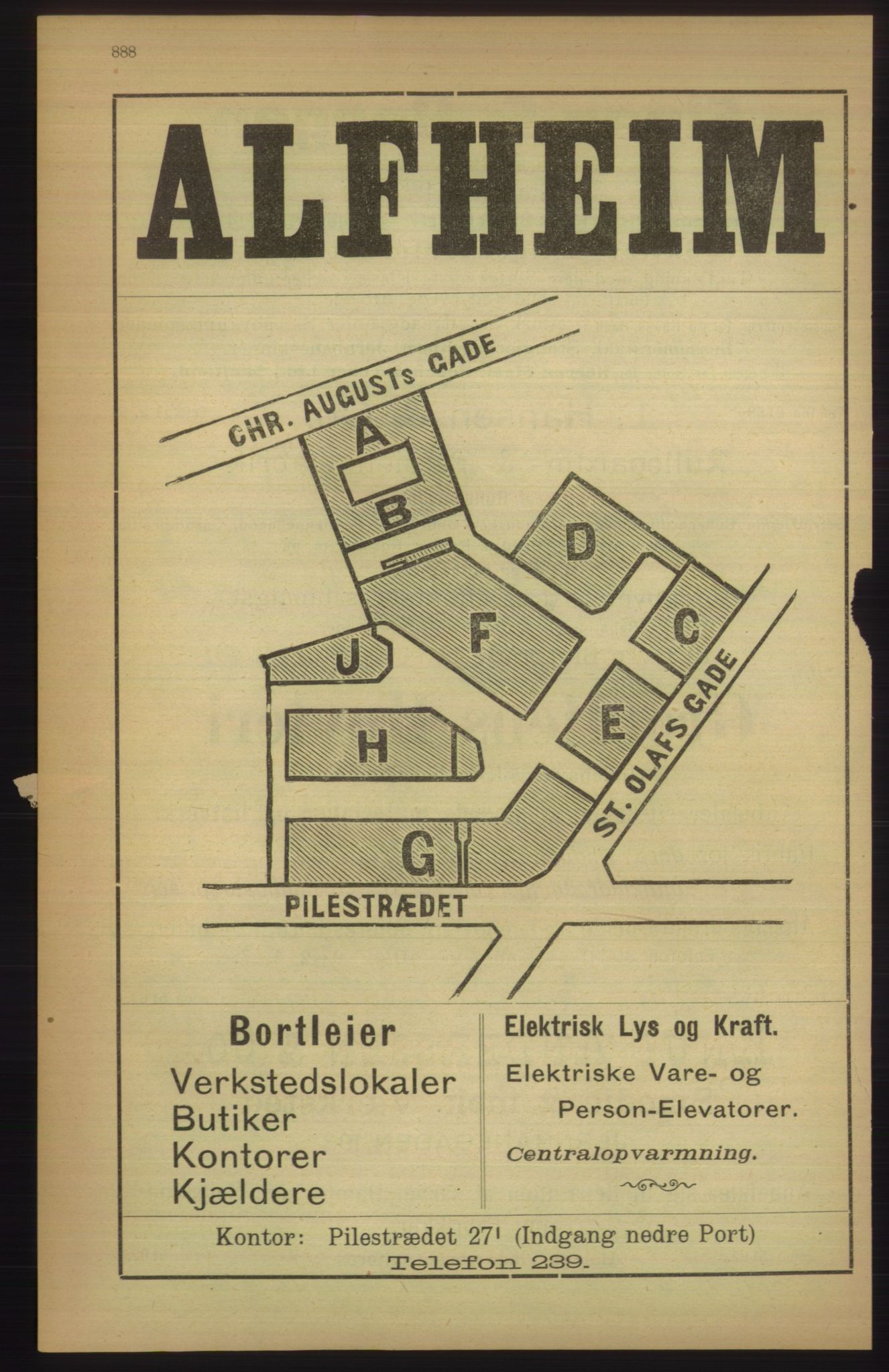 Kristiania/Oslo adressebok, PUBL/-, 1905, s. 888