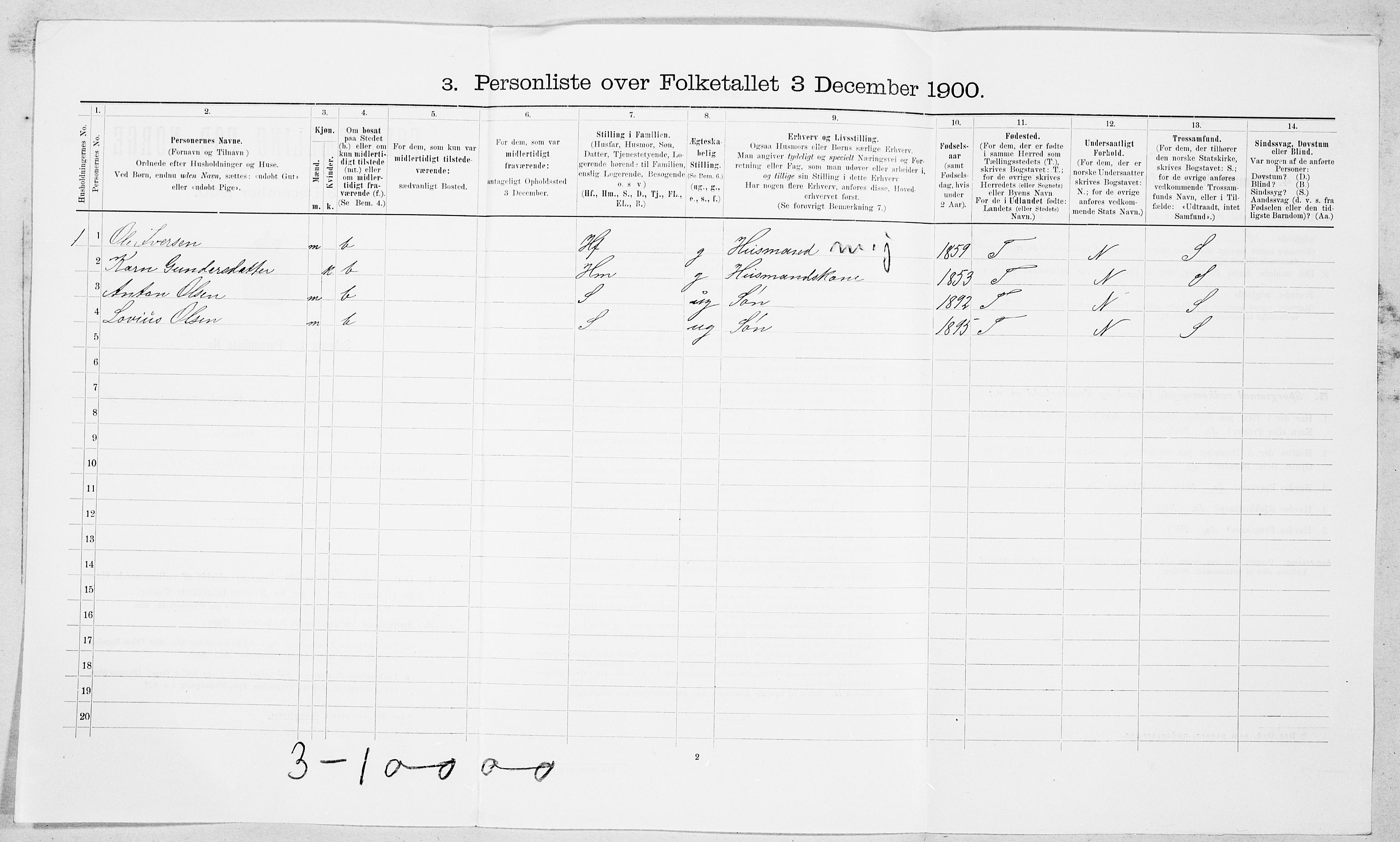 SAT, Folketelling 1900 for 1531 Borgund herred, 1900, s. 472