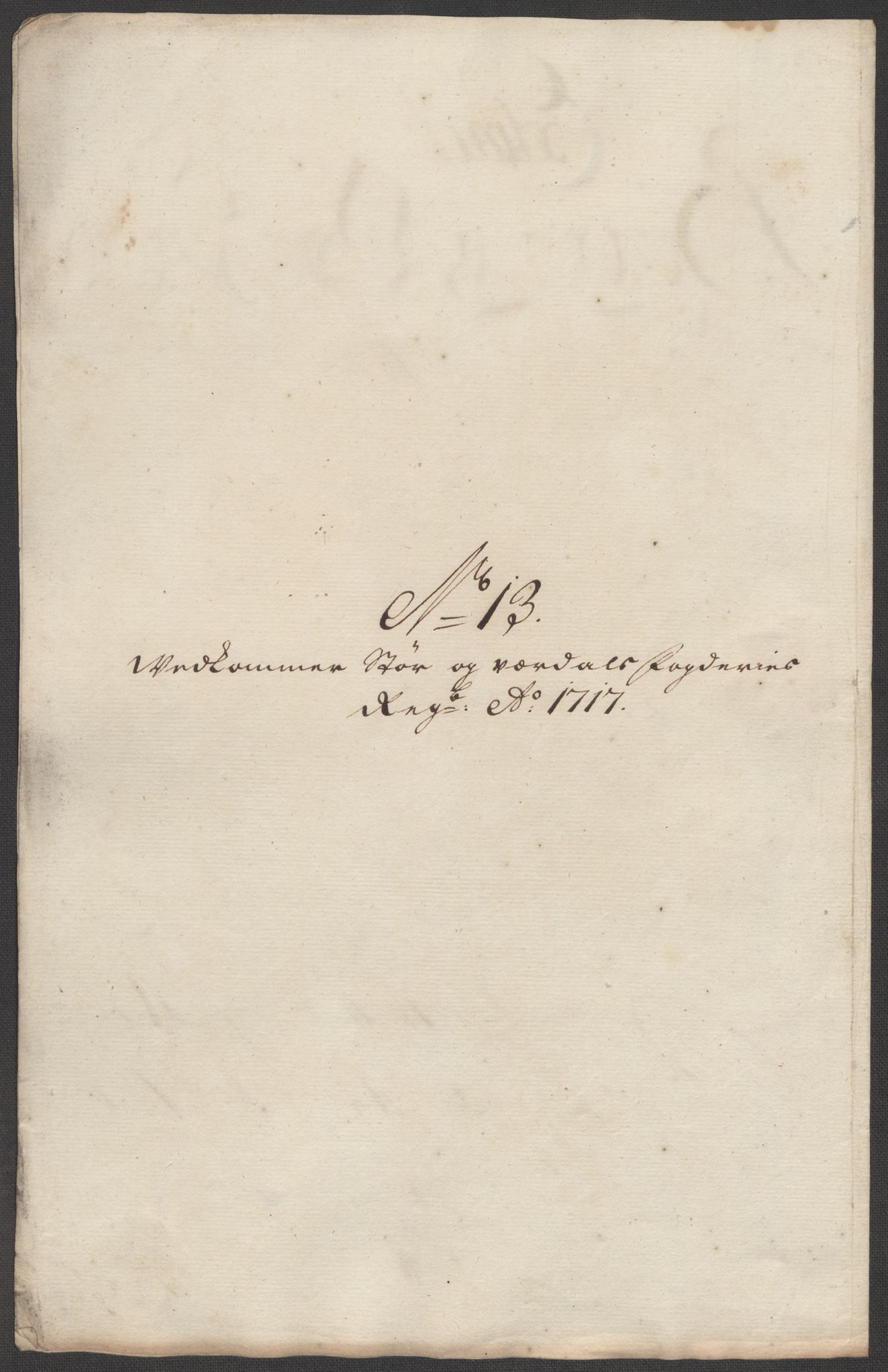 Rentekammeret inntil 1814, Reviderte regnskaper, Fogderegnskap, RA/EA-4092/R62/L4207: Fogderegnskap Stjørdal og Verdal, 1717, s. 175