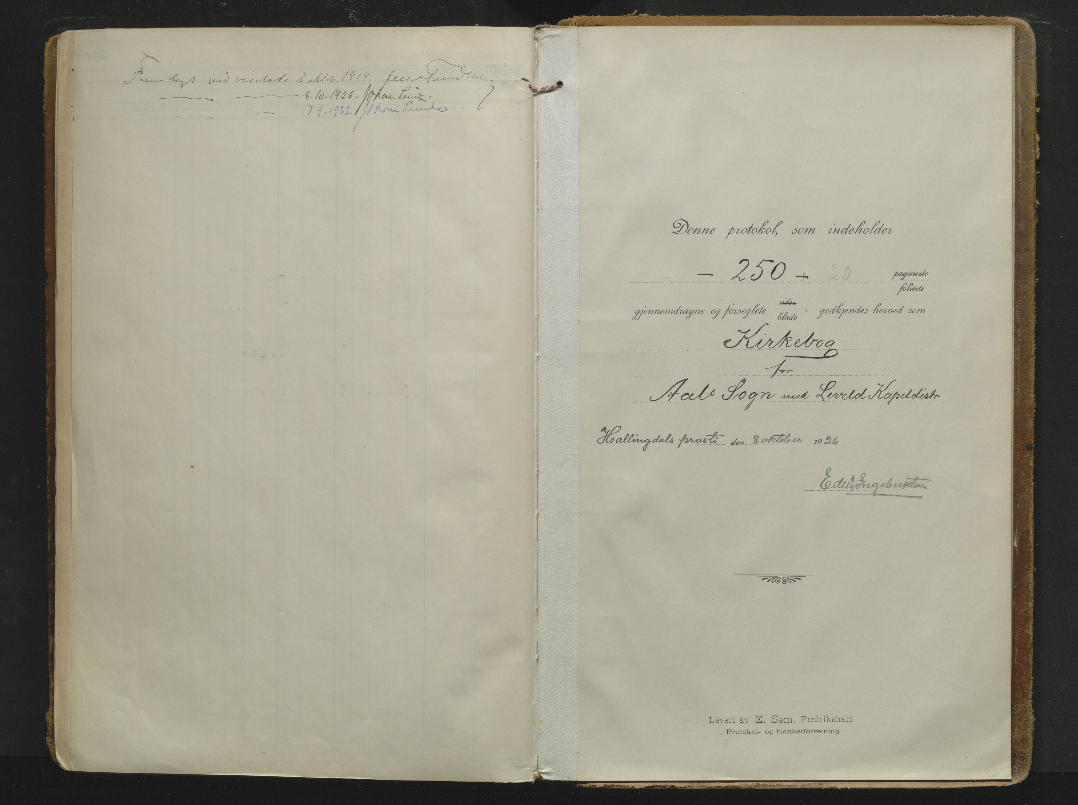 Ål kirkebøker, AV/SAKO-A-249/F/Fa/L0010: Ministerialbok nr. I 10, 1915-1934